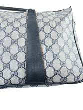 Gucci navy sherry line boston bag 3902041