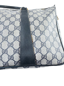 Gucci navy sherry line boston bag 3902041