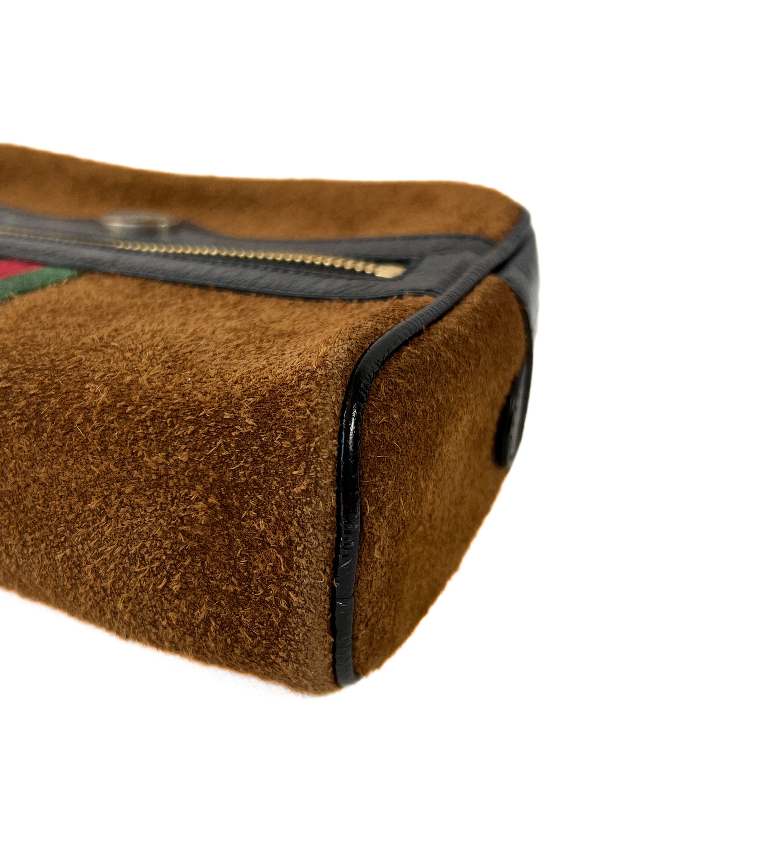 Gucci brown suede Ophidia belt bag