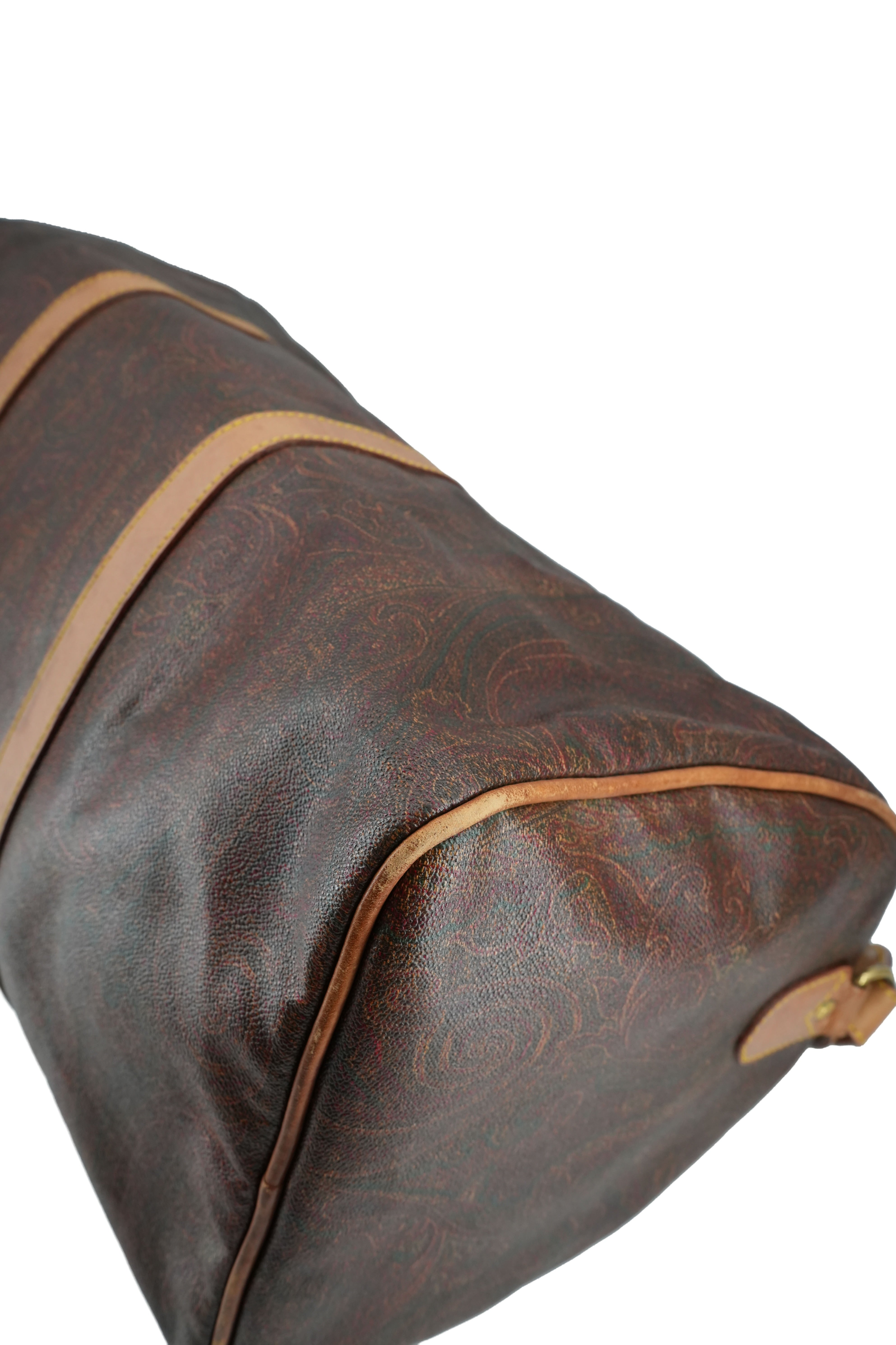 Etro paisley coated canvas weekender 1036719