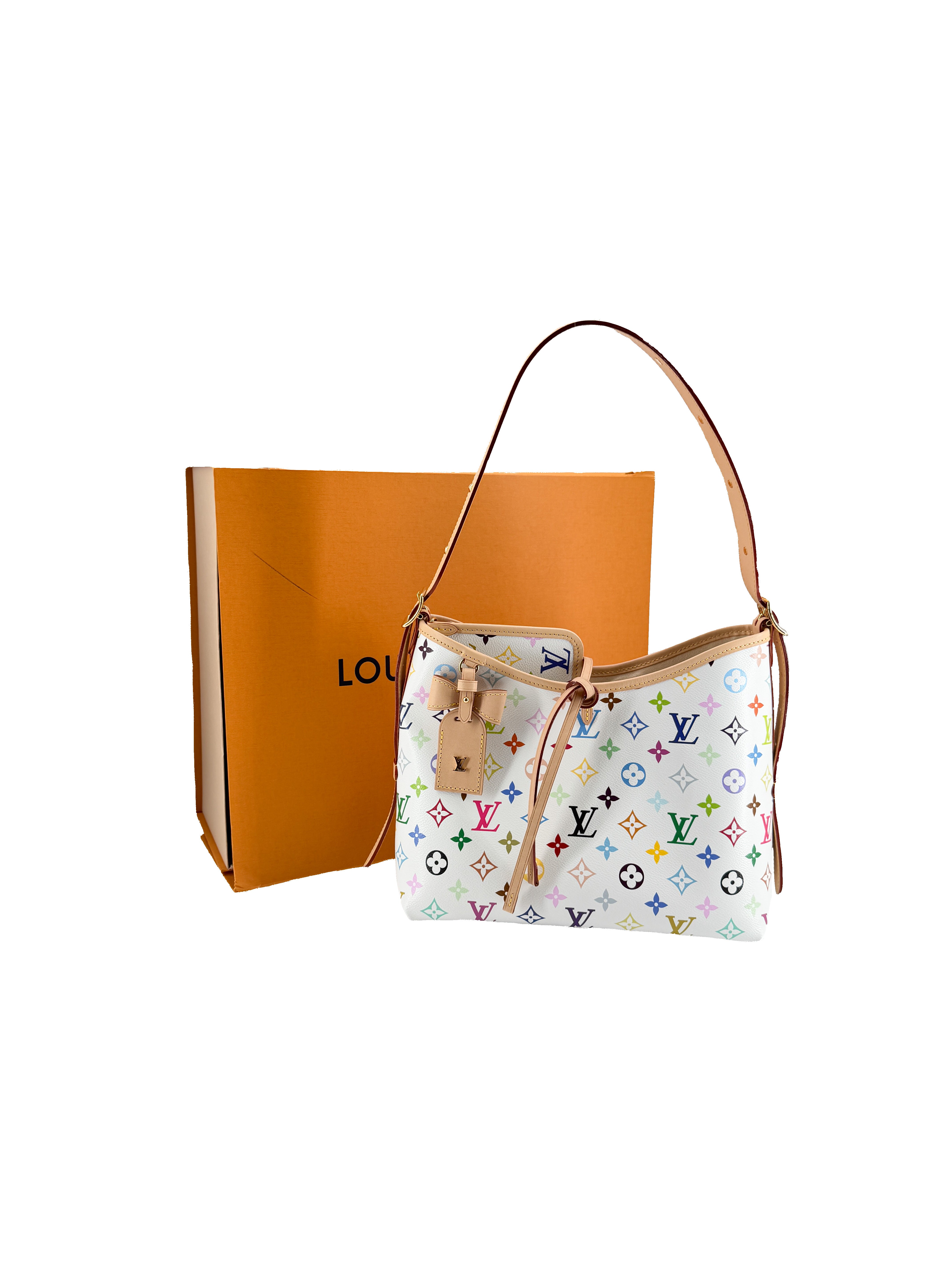 Louis Vuitton x TM white multicolor carryall NFC
