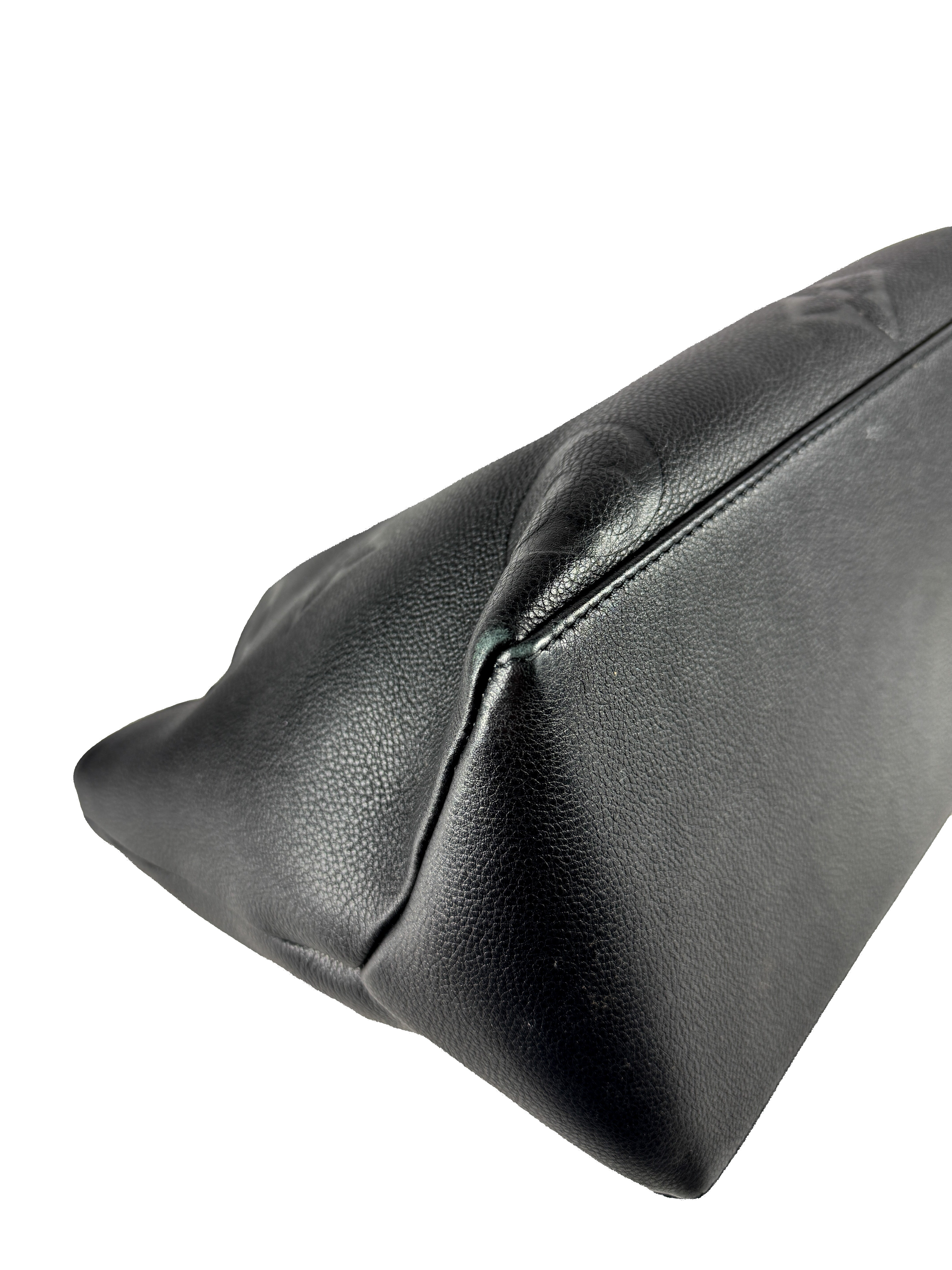 Louis Vuitton black Grand Palais Empreinte Leather Tote Bag NFC