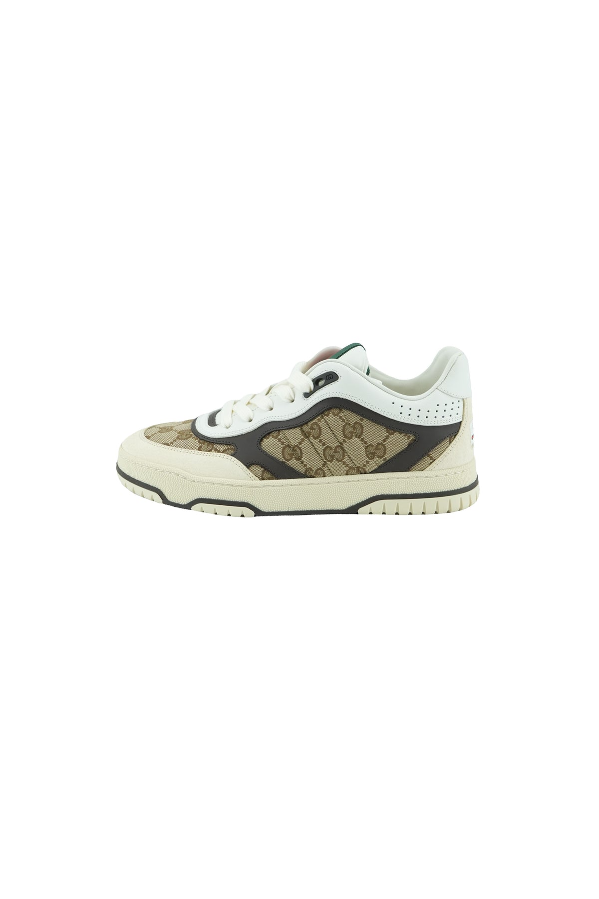 Gucci re-web leather sneakers size 38.5 NEW