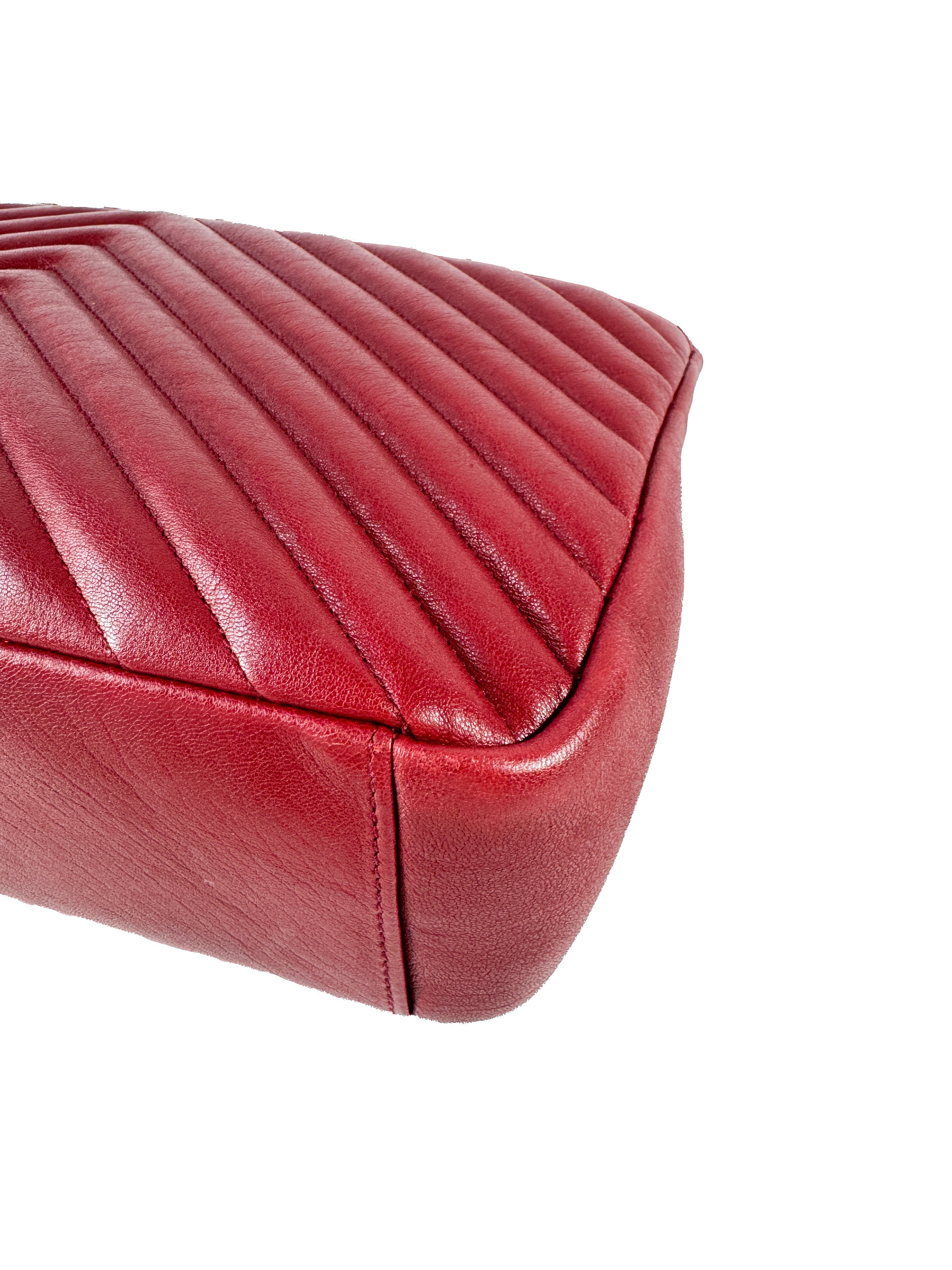 Saint Laurent red leather large College shoulder bag IDN-392738-0717