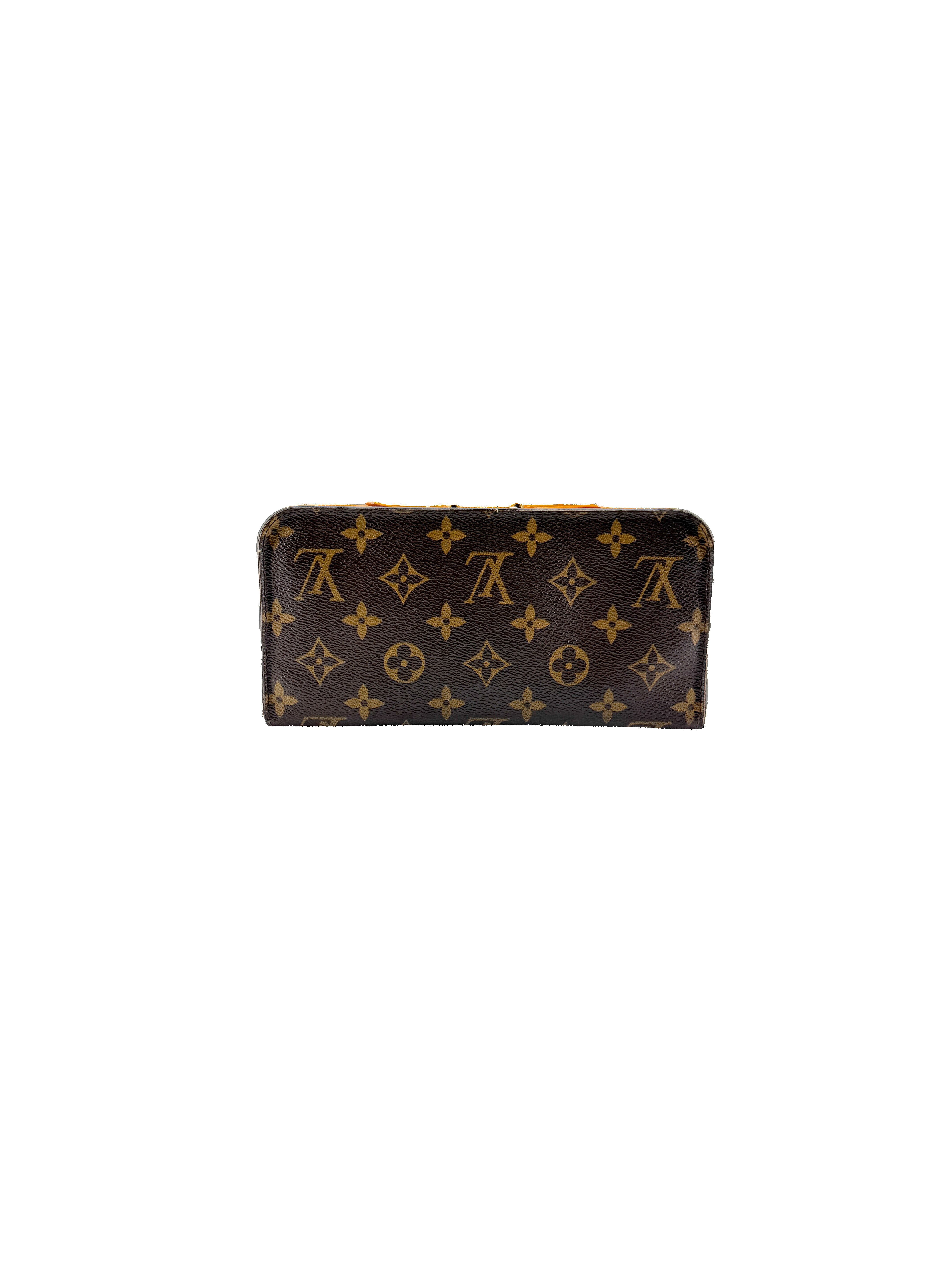 Louis Vuitton monogram yellow Insolite wallet CA2180