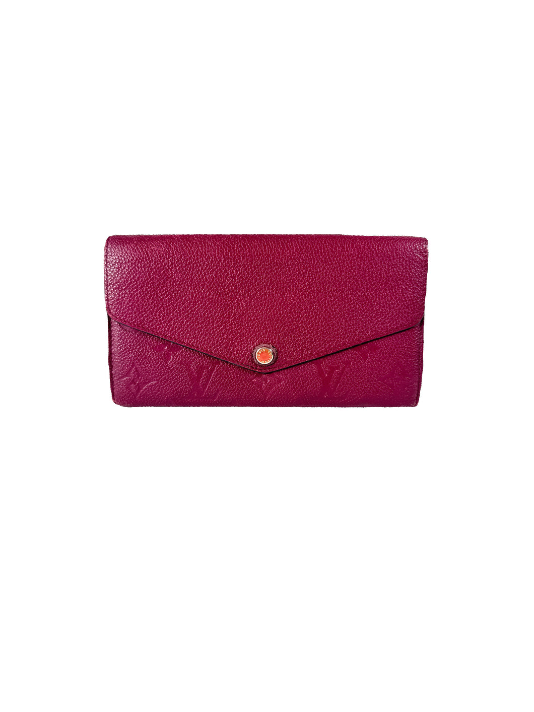 Louis Vuitton raisin monogram empriente Sarah wallet CA1165