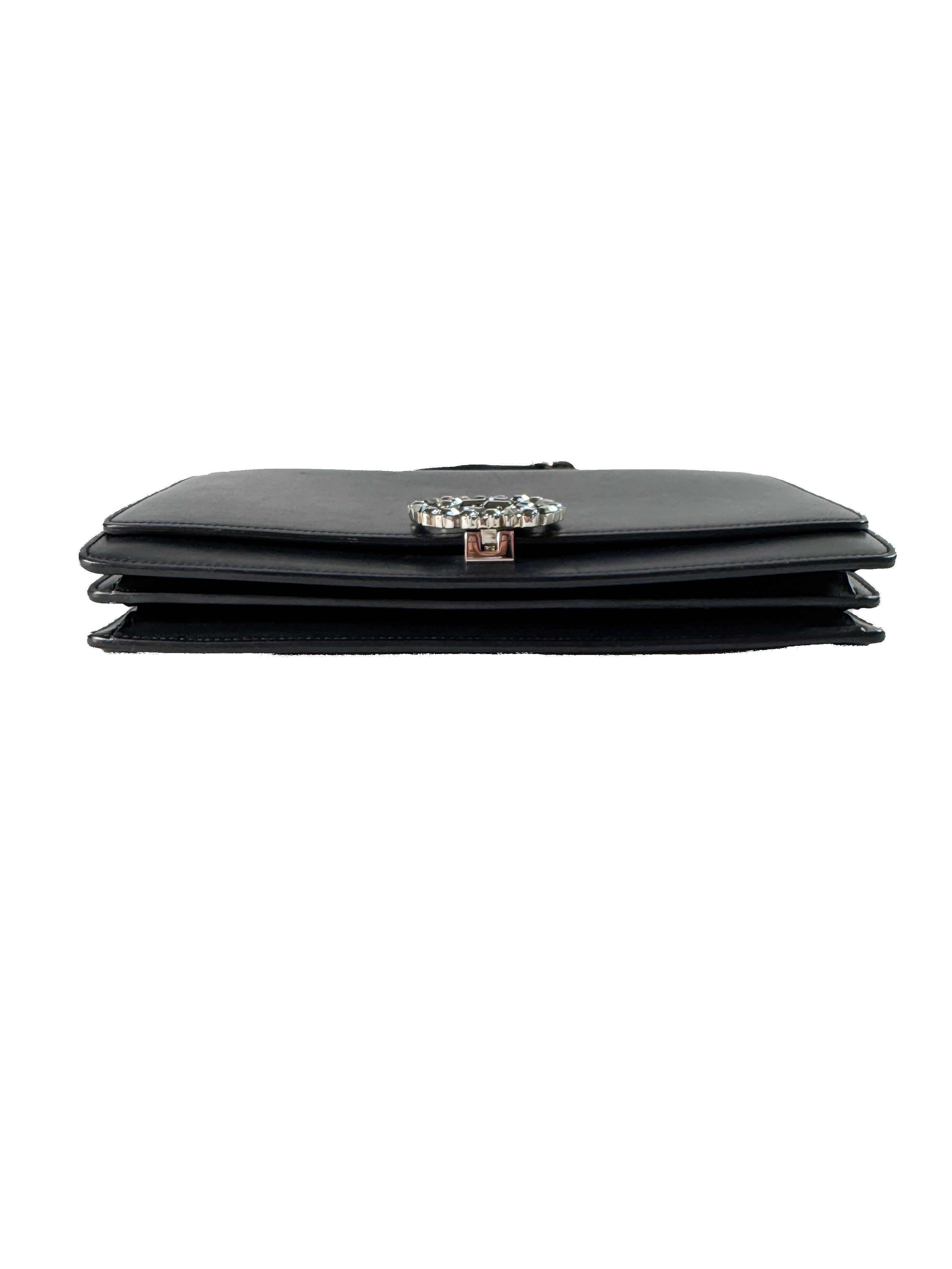 Gucci black GG Broadway leather convertible bag 371505 000926