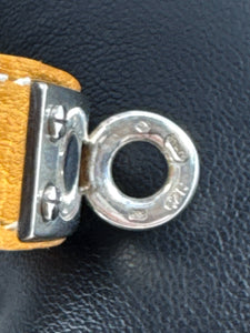 Hermès brown leather 1996 Kelly bracelet