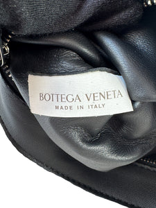 Bottega Veneta black leather small Cassette crossbody A00118842N