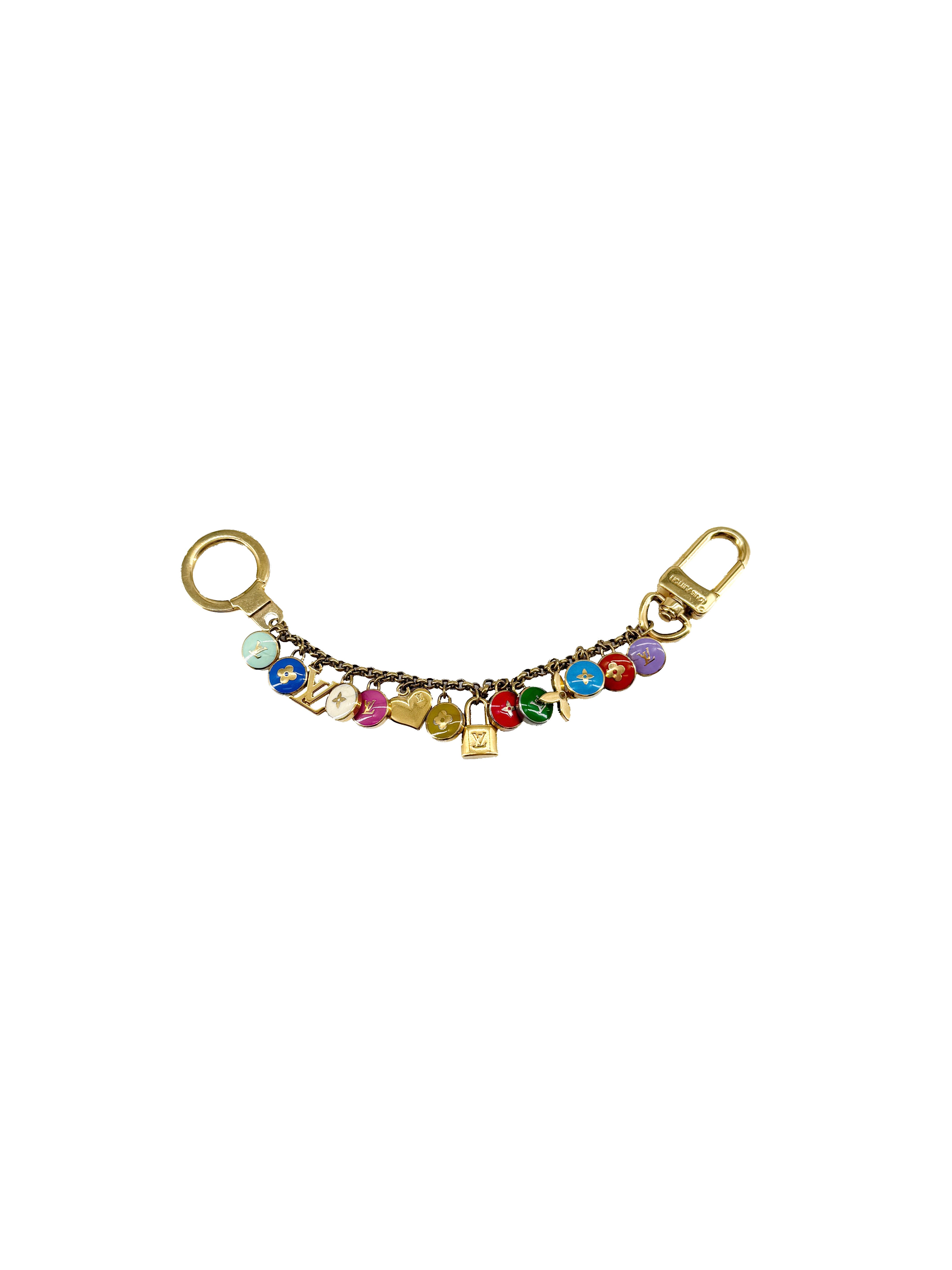Louis Vuitton Porte Cles Chainne Pastille bag charm