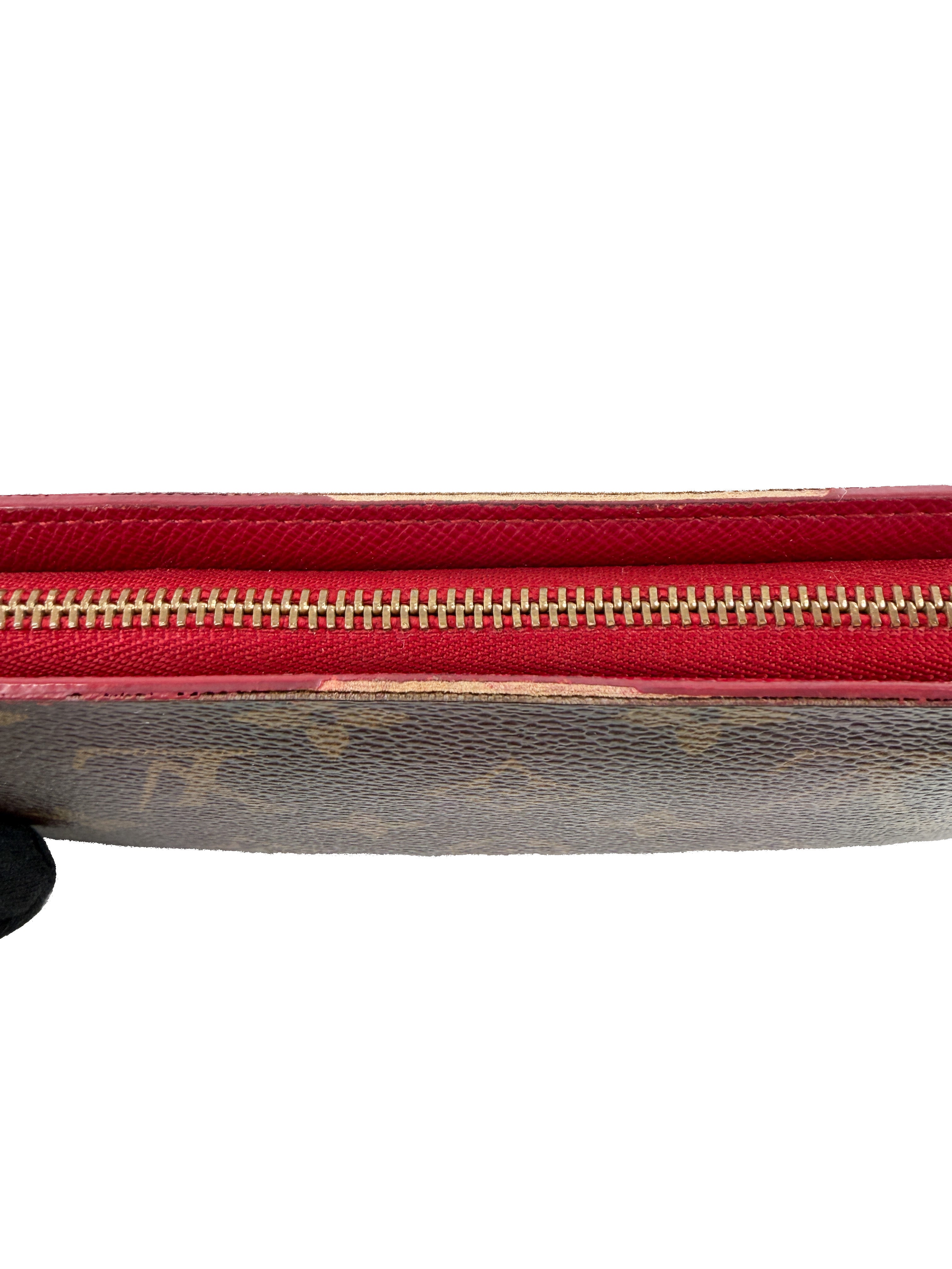 Louis Vuitton monogram Cerises porte monnaie wallet TH0015