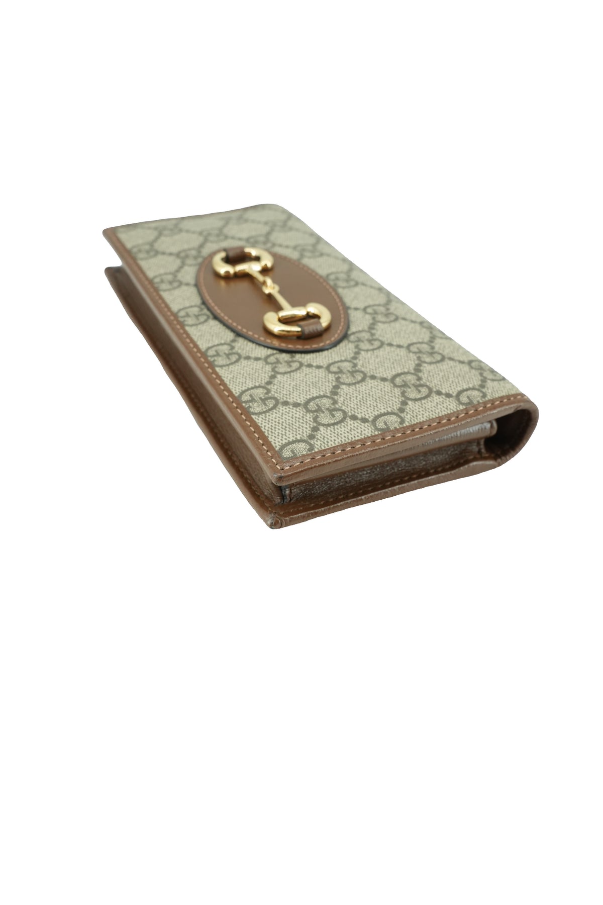 Gucci brown Horsebit 1955 chain wallet 621892-2149