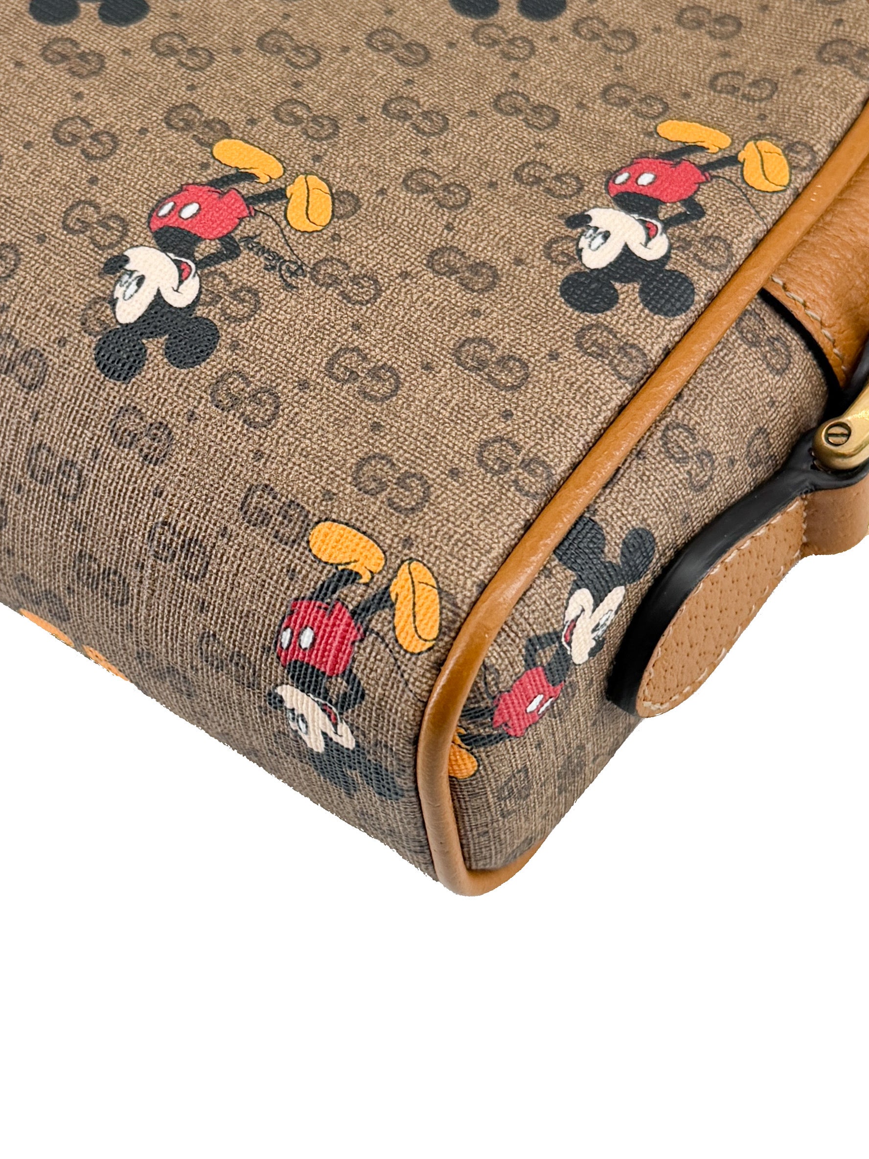 Gucci brown micro GG Mickey crossbody 602536 584046