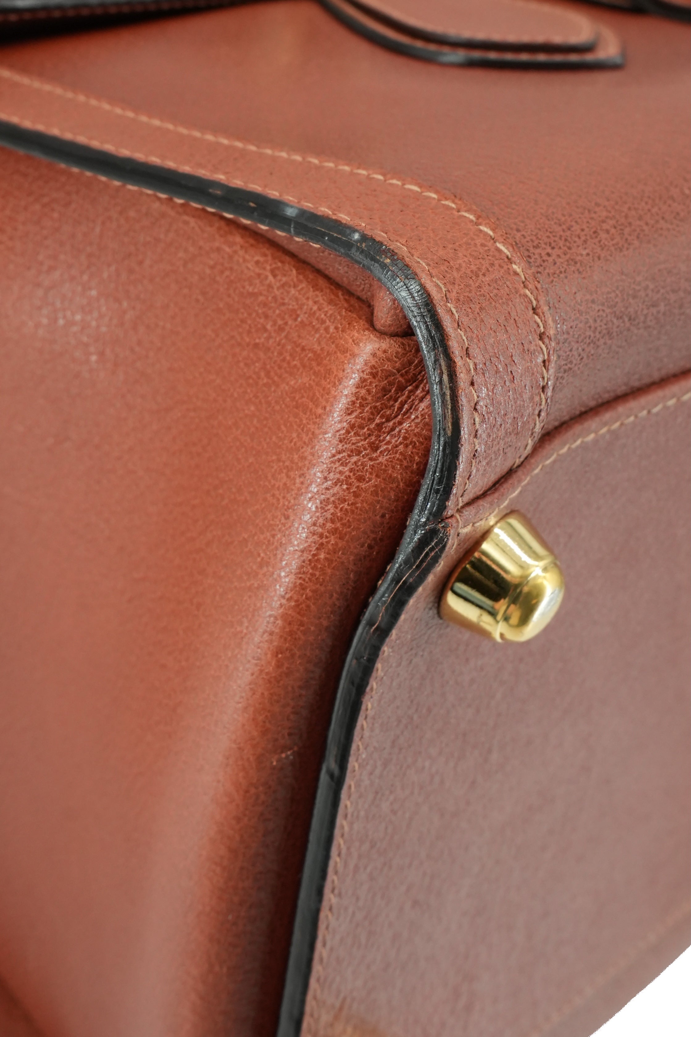 Gucci brown vintage weekender bag 012-122-3435