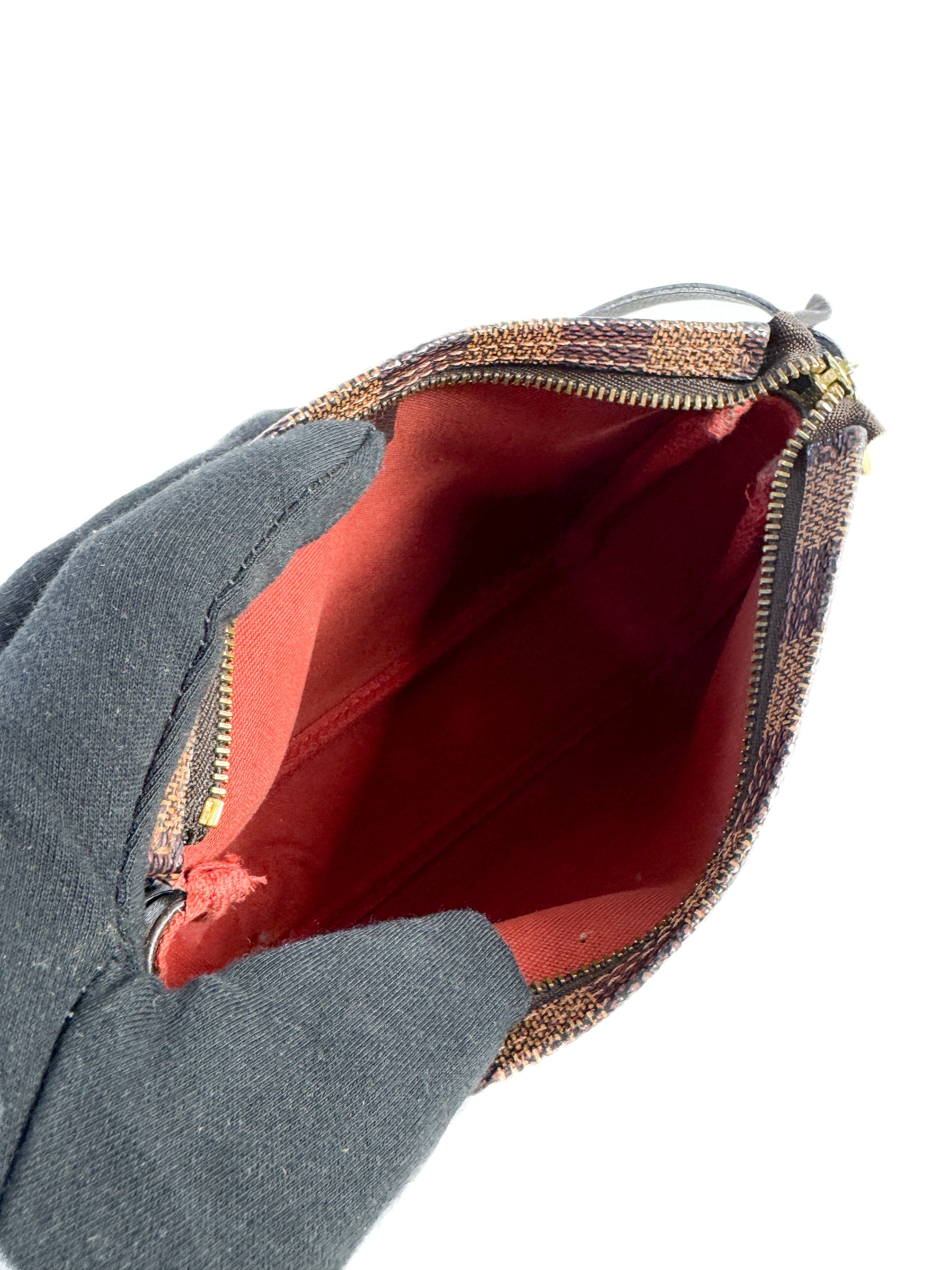 Louis Vuitton damier ebene Trousse makeup bag NO0978