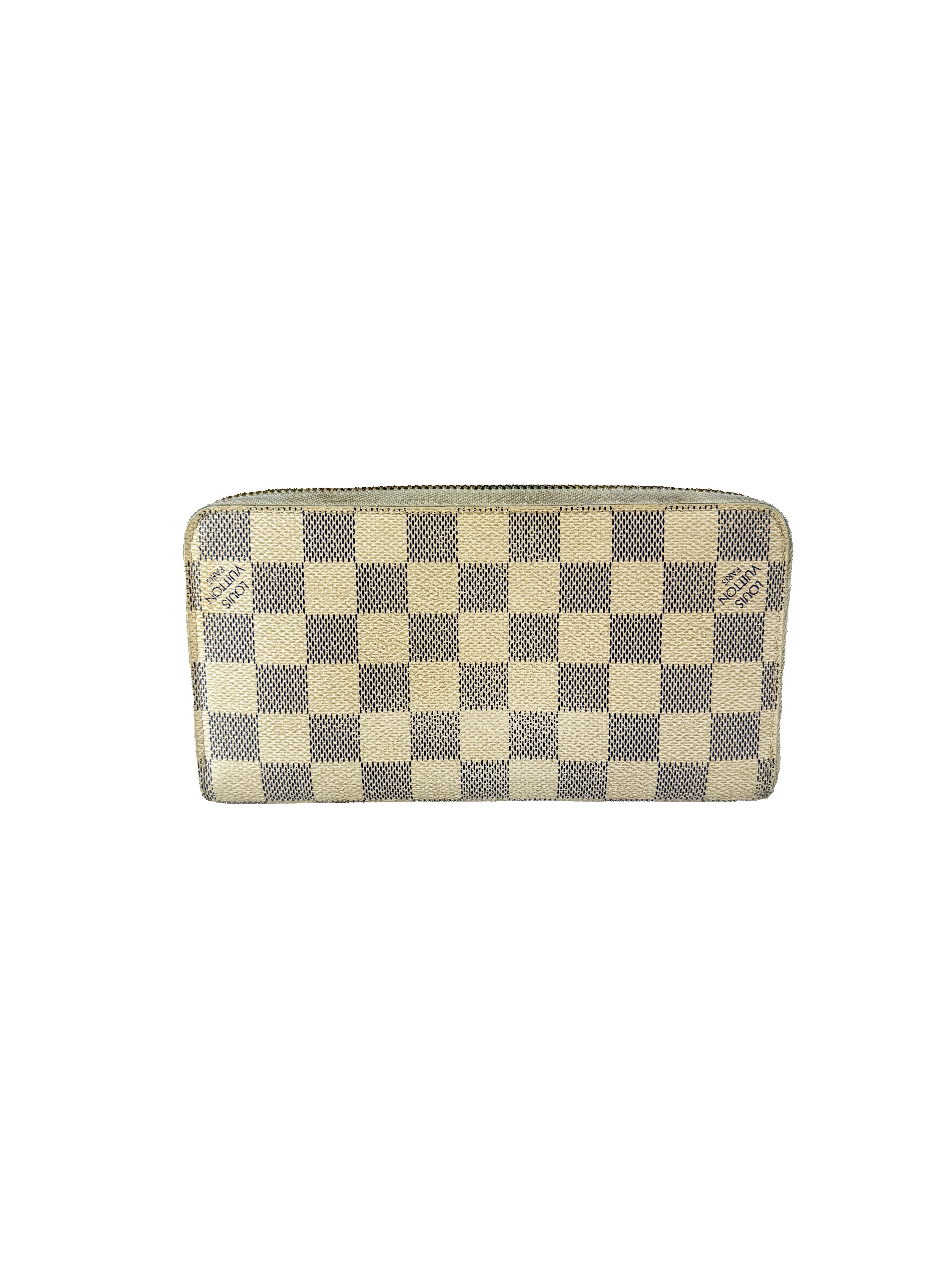 Louis Vuitton damier azur zippy wallet VI3058