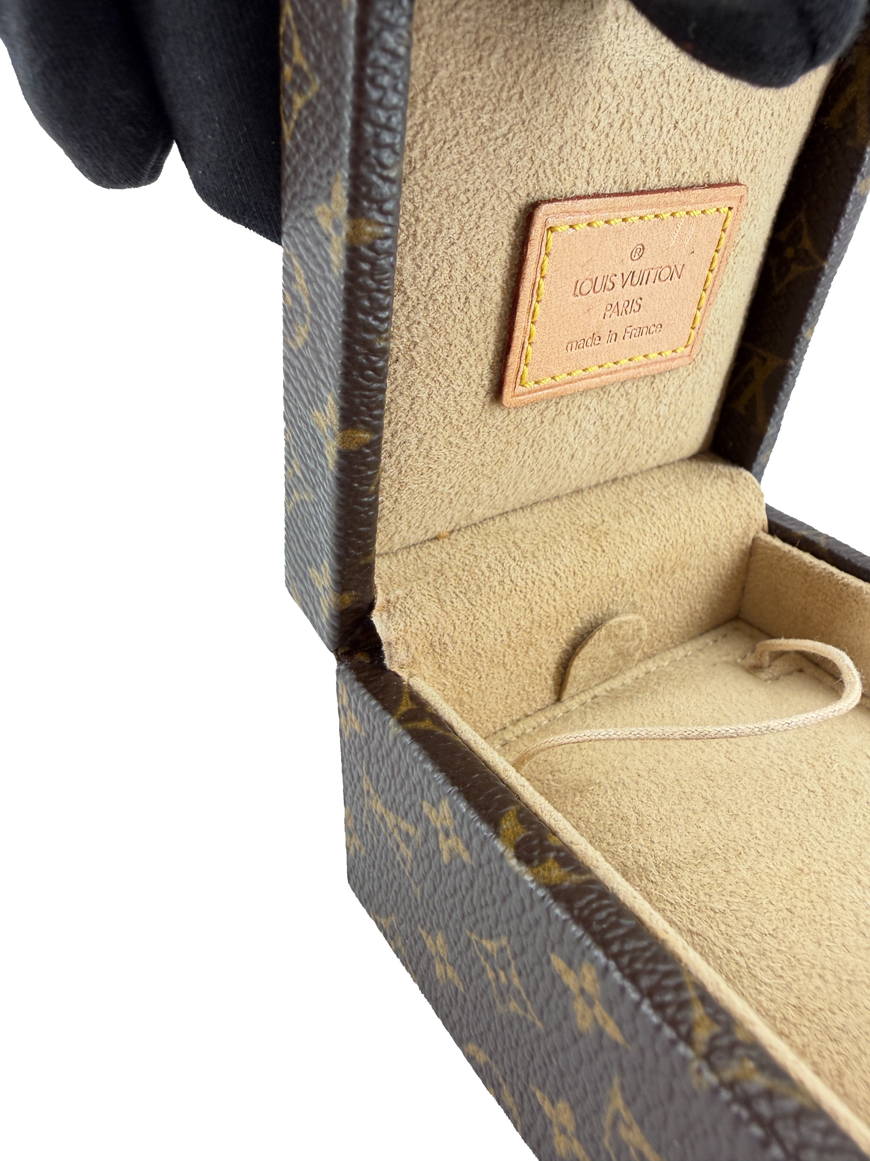 Louis Vuitton monogram jewelry box mini trunk AS0035