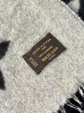 Louis Vuitton black/gray cashmere Reykjavik scarf