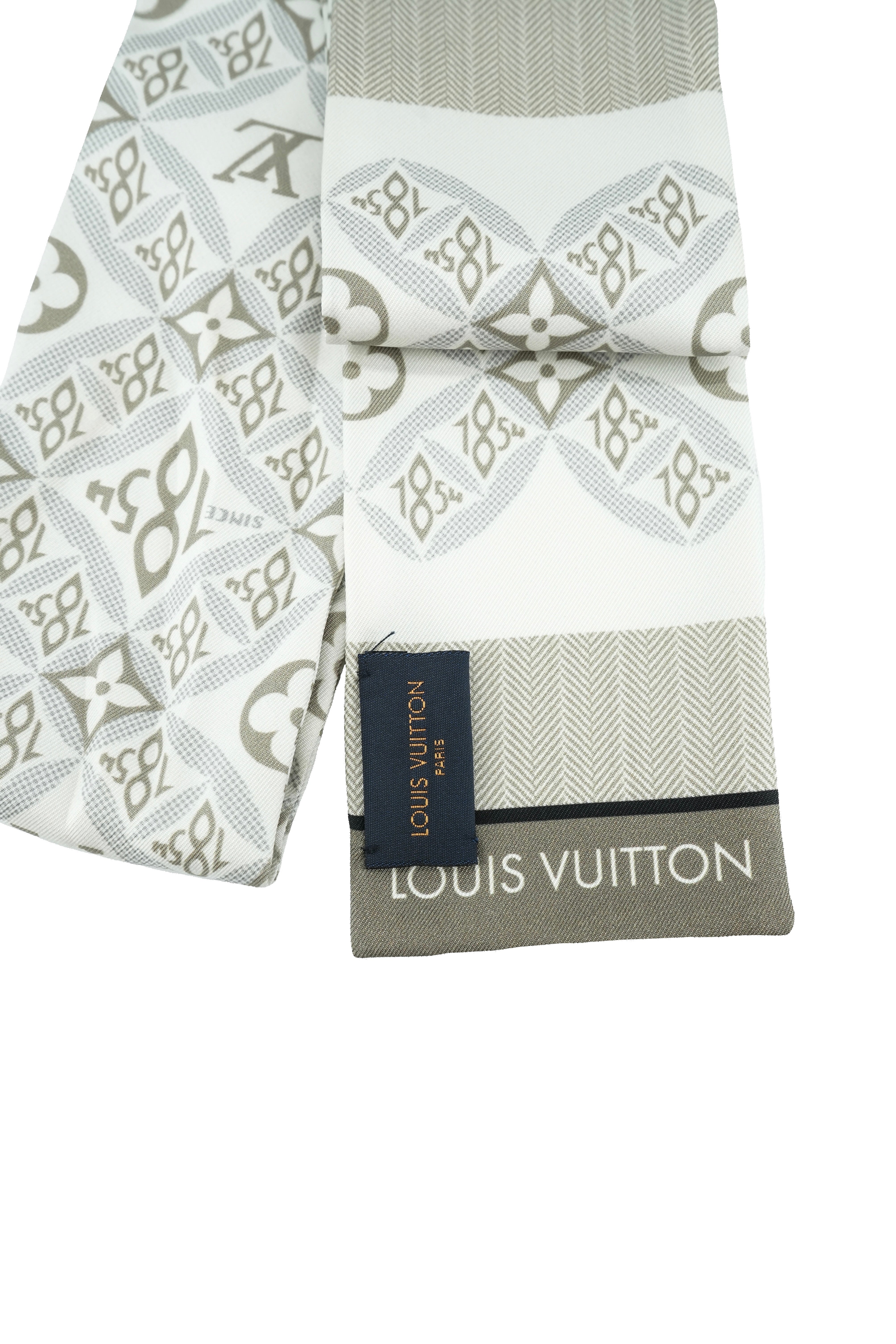 Louis Vuitton Since 1854 white/gray bandeau FF1221