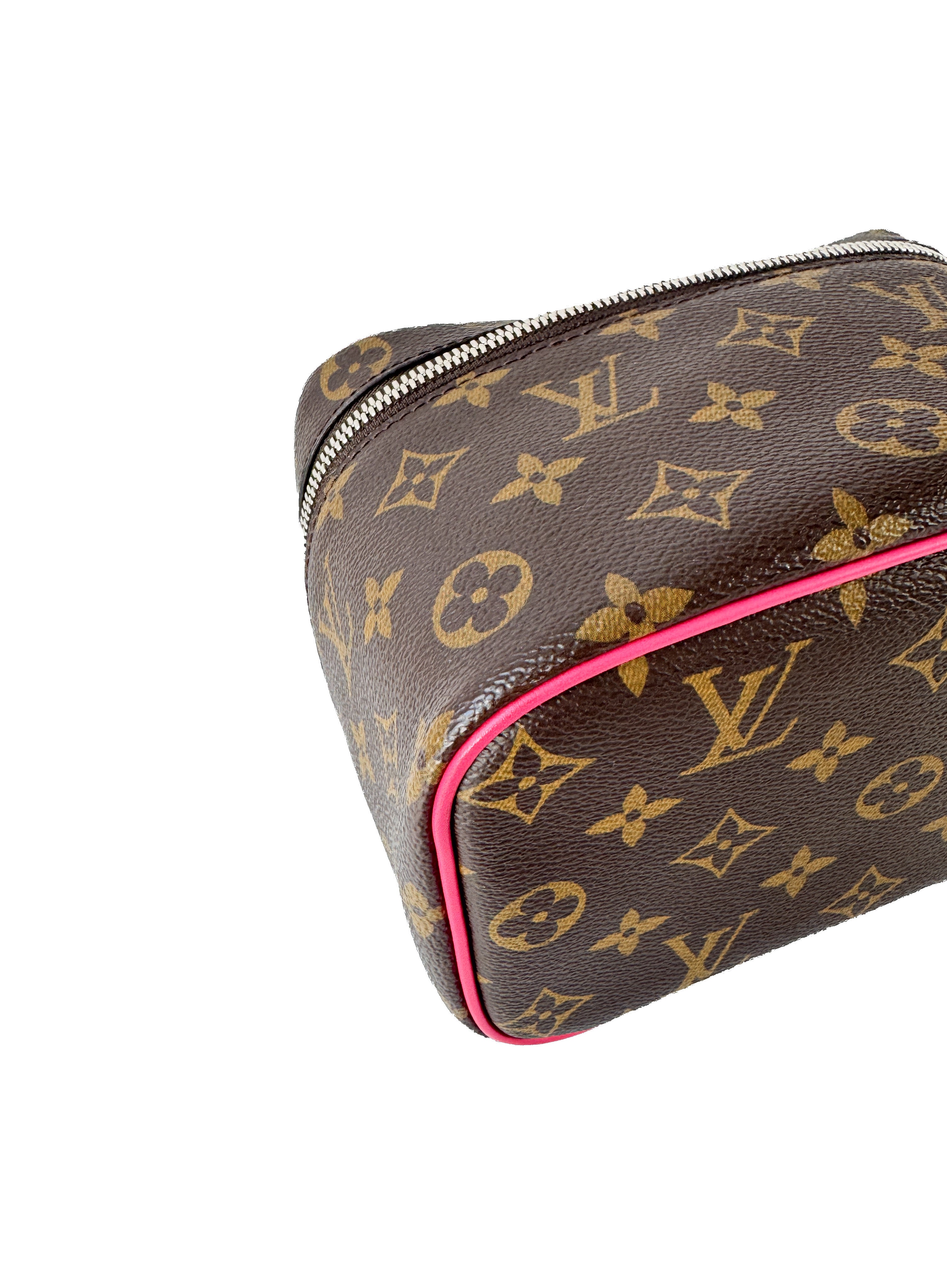 Louis Vuitton monogram pink Nice mini vanity NFC