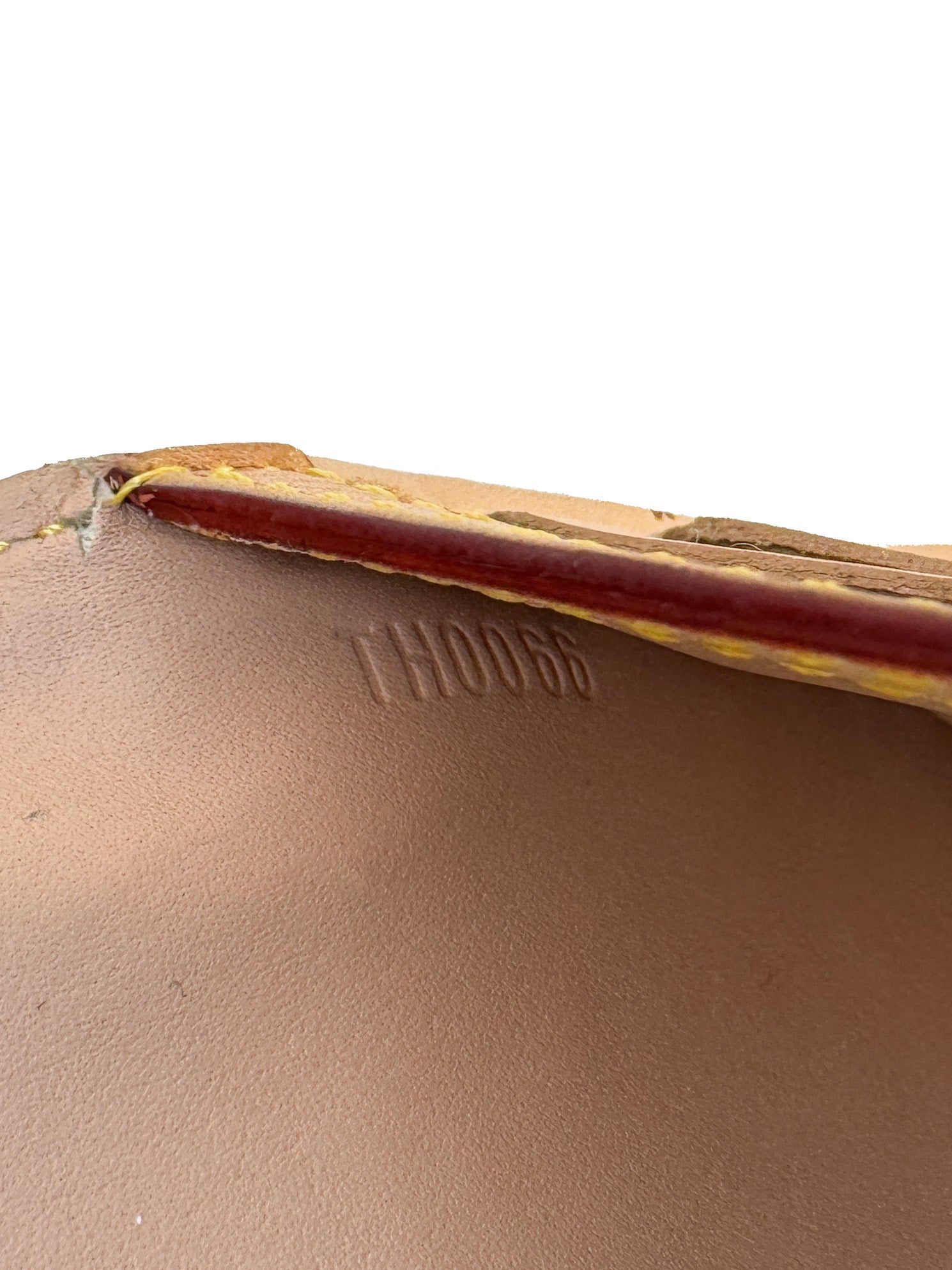 Louis Vuitton white multicolor porte tresor international wallet TH0066