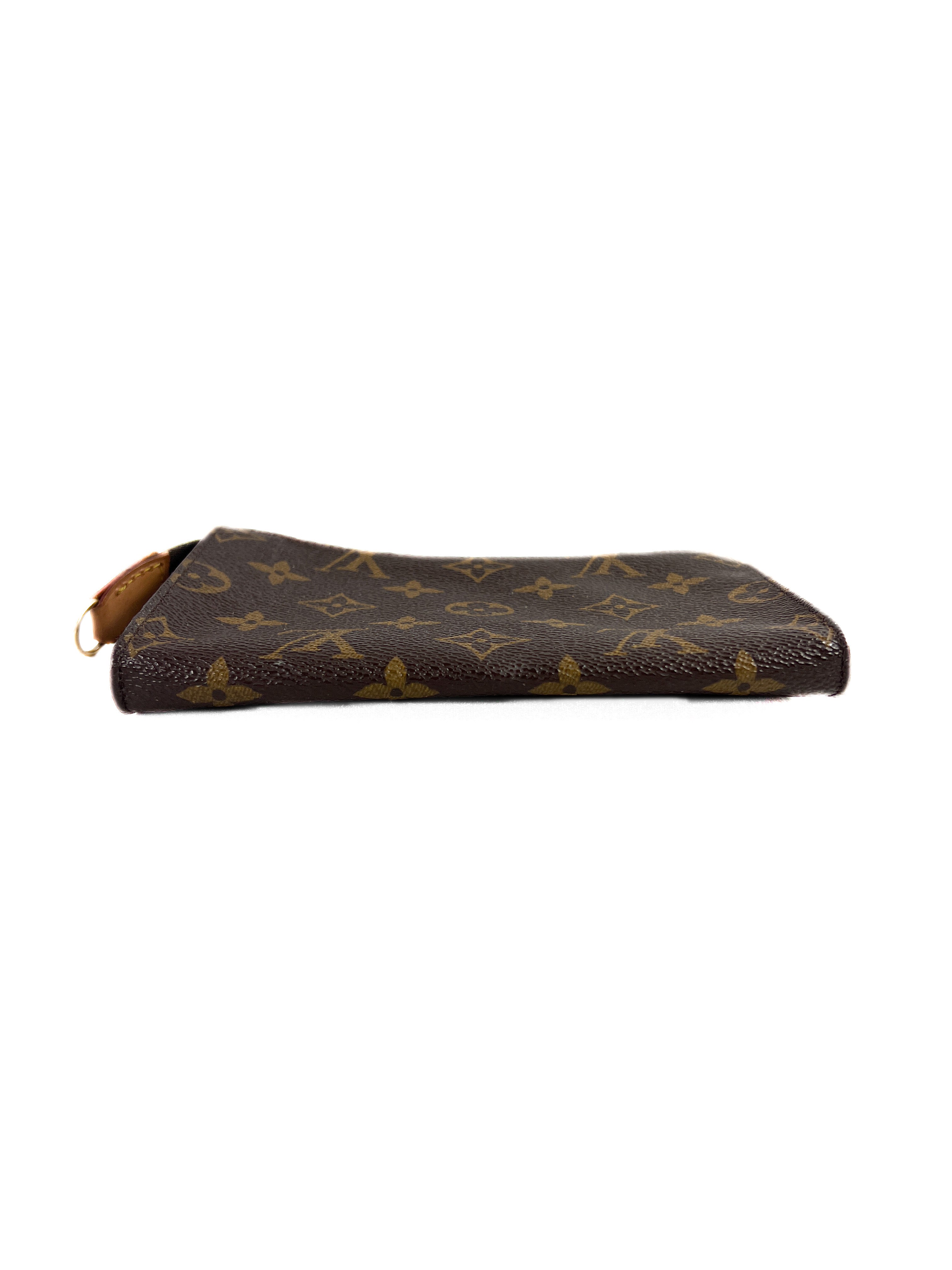Louis Vuitton monogram bucket zip pouch **as is**