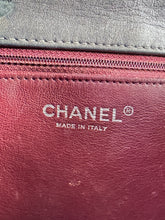 Chanel dark silver quilted large trendy shopping tote 21647644