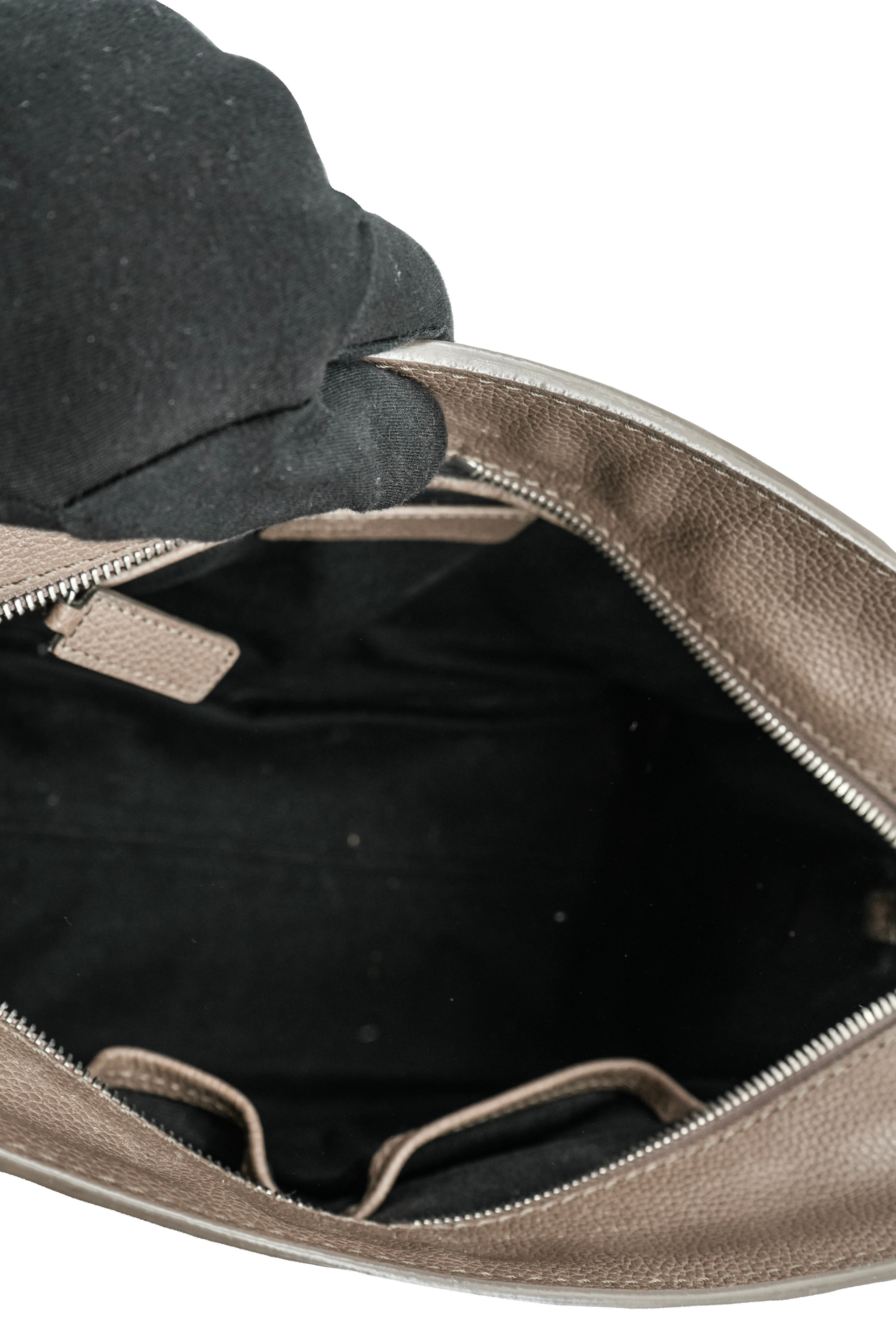 Alexander McQueen taupe small Skull padlock tote