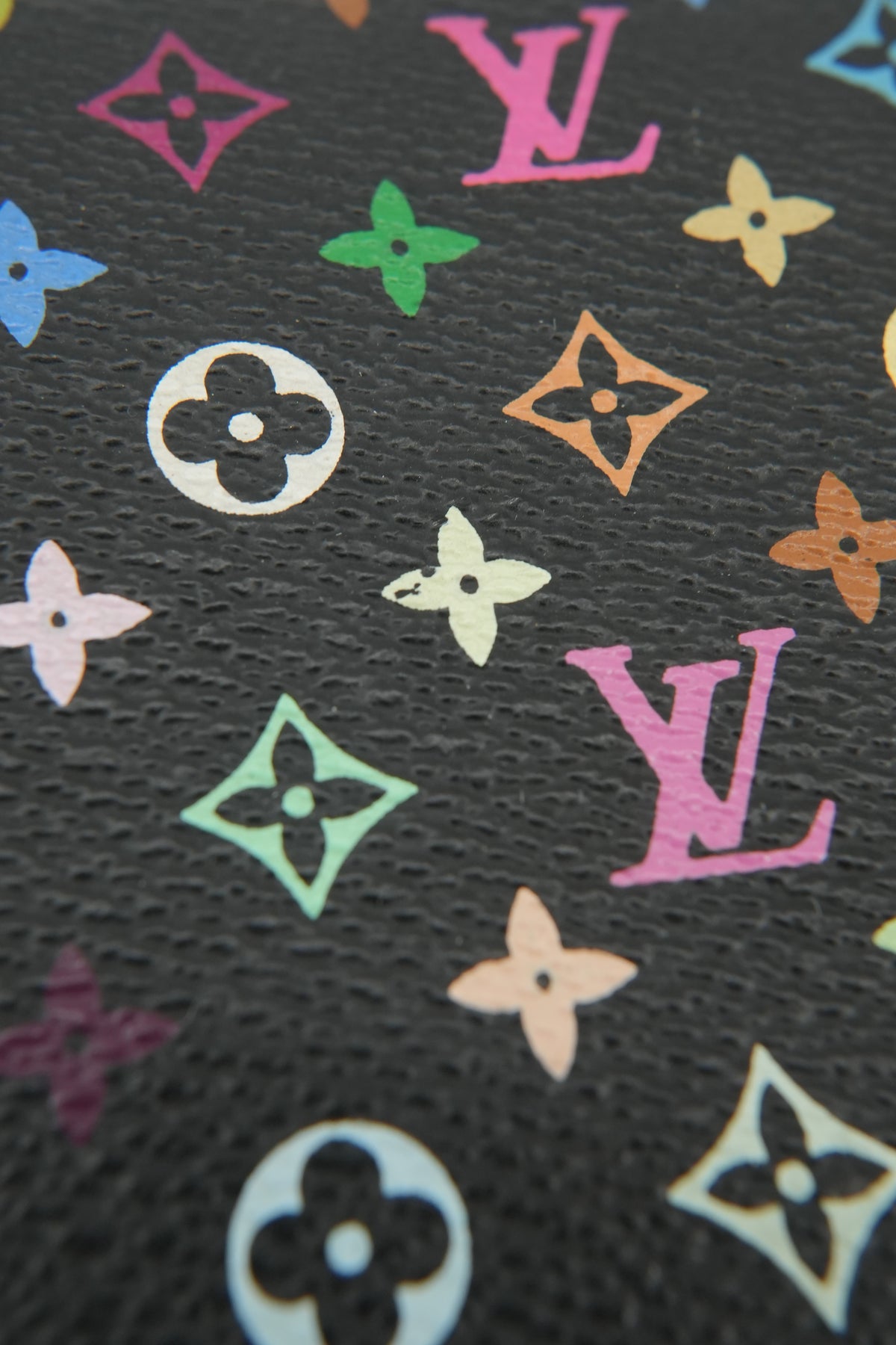 Louis Vuitton monogram black multicolor Insolite wallet CA4151