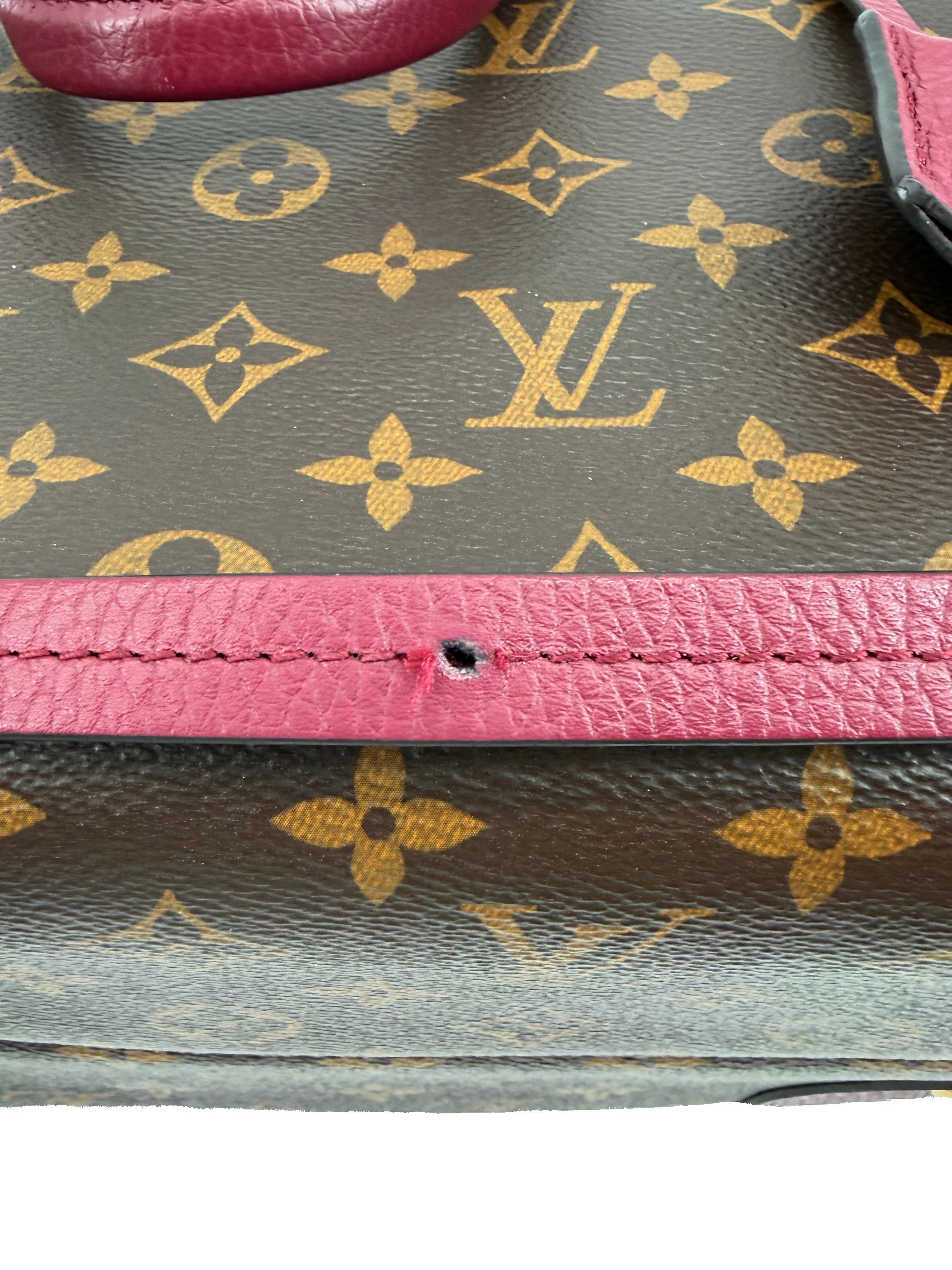 Louis Vuitton brown purple Retiro NM DR2185