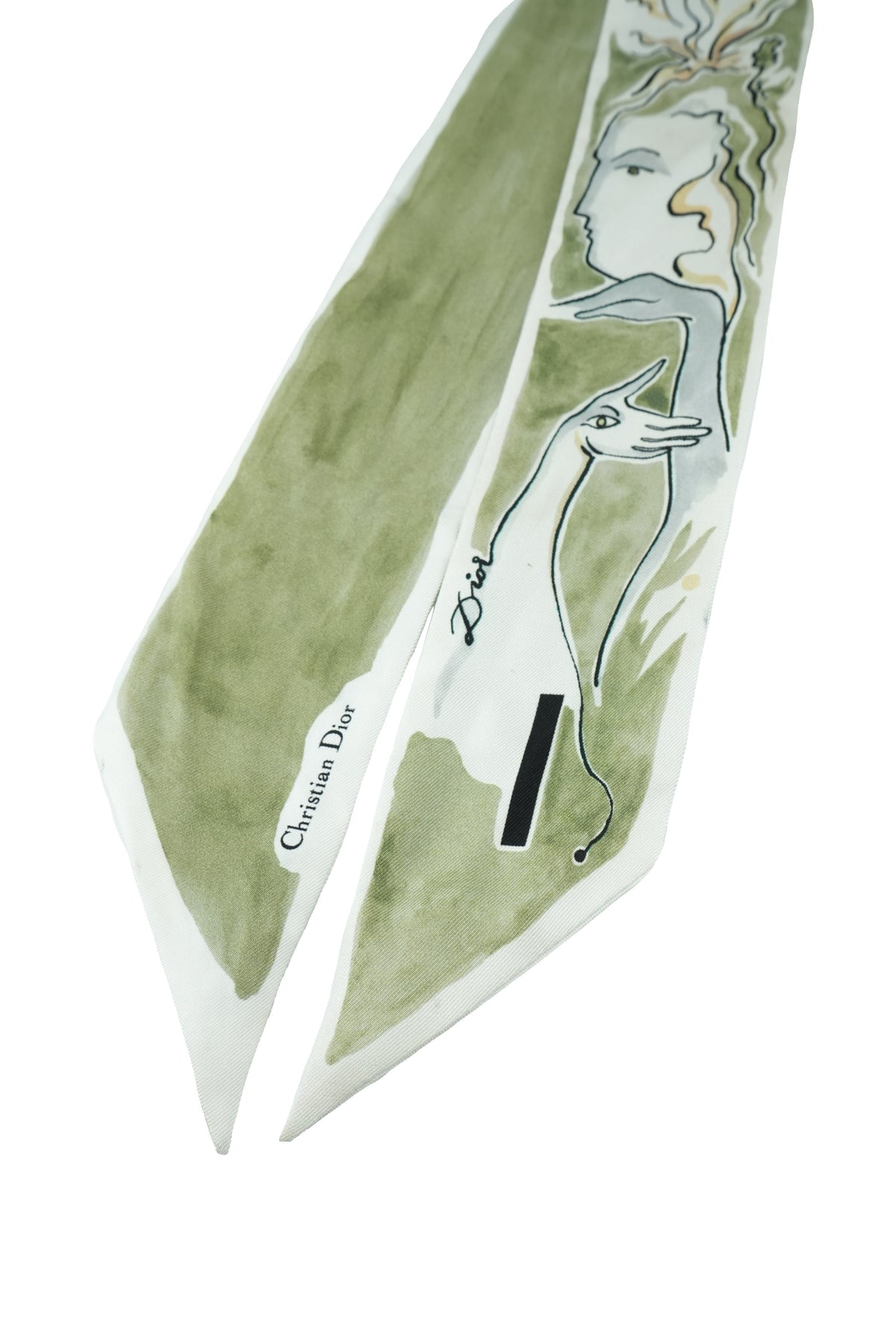 Christian Dior botanical twilly