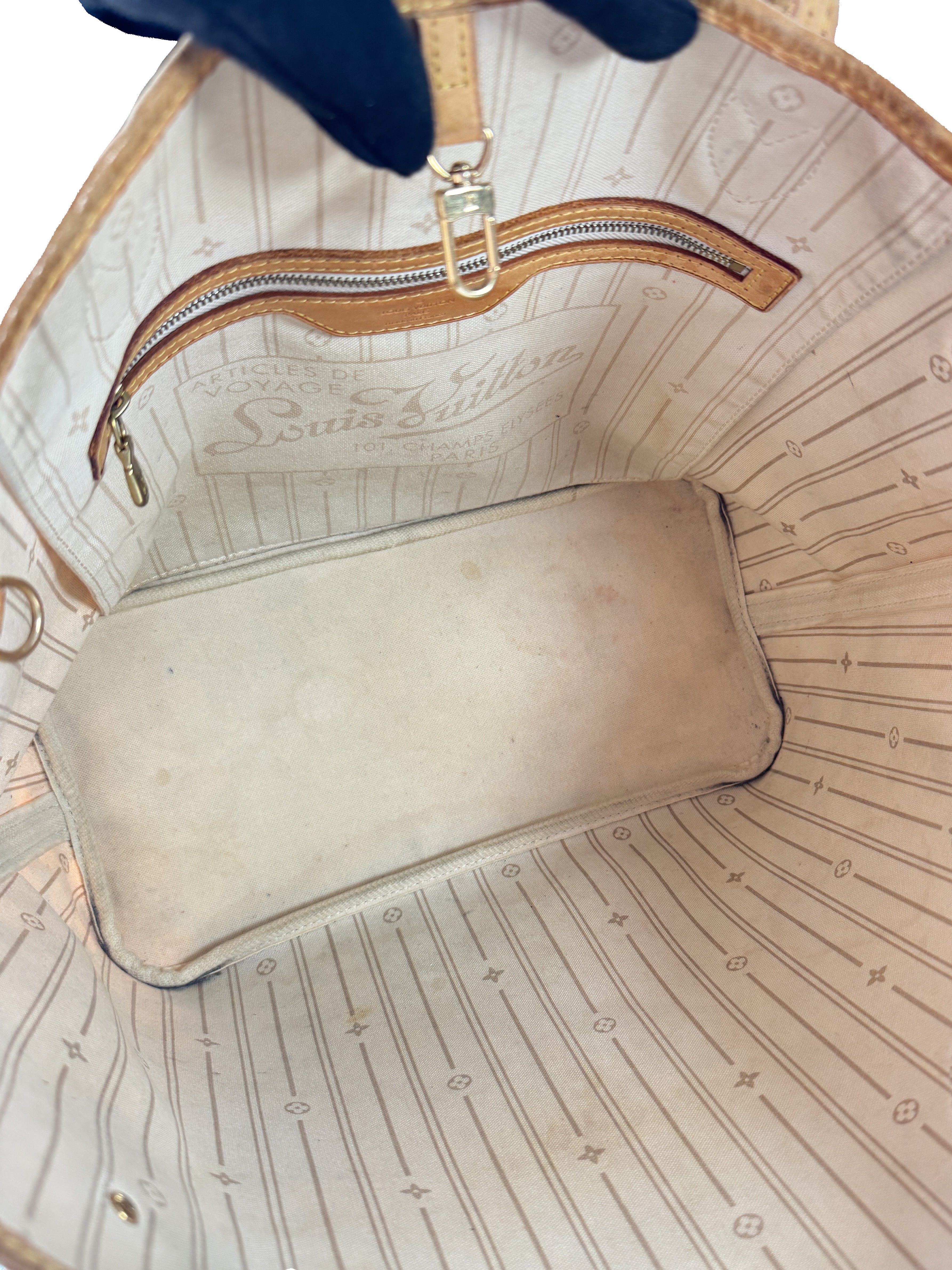 Louis Vuitton damier azur neverfull MM SP4079