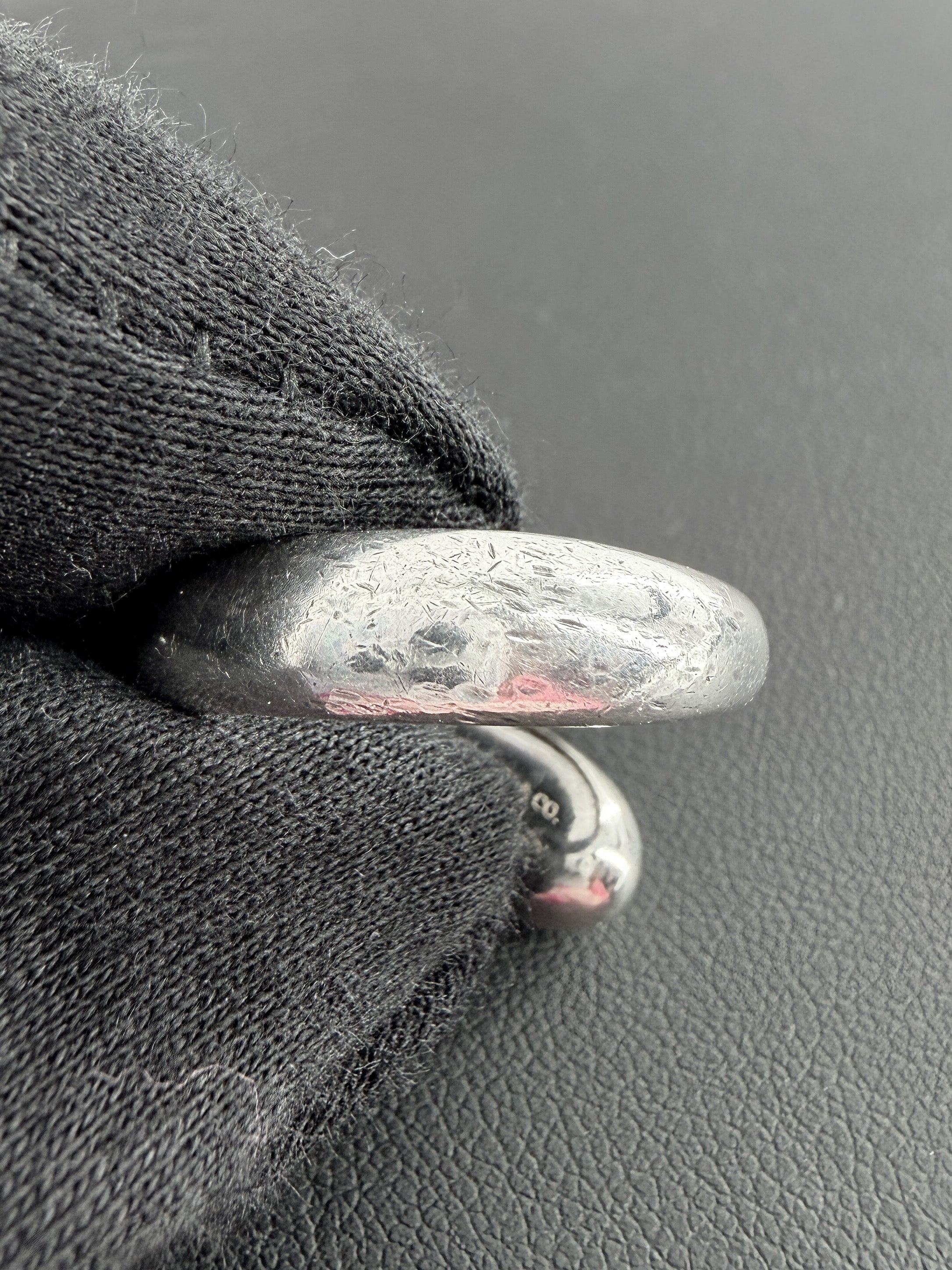 Tiffany & Co Elsa Peretti sterling silver teardrop ring