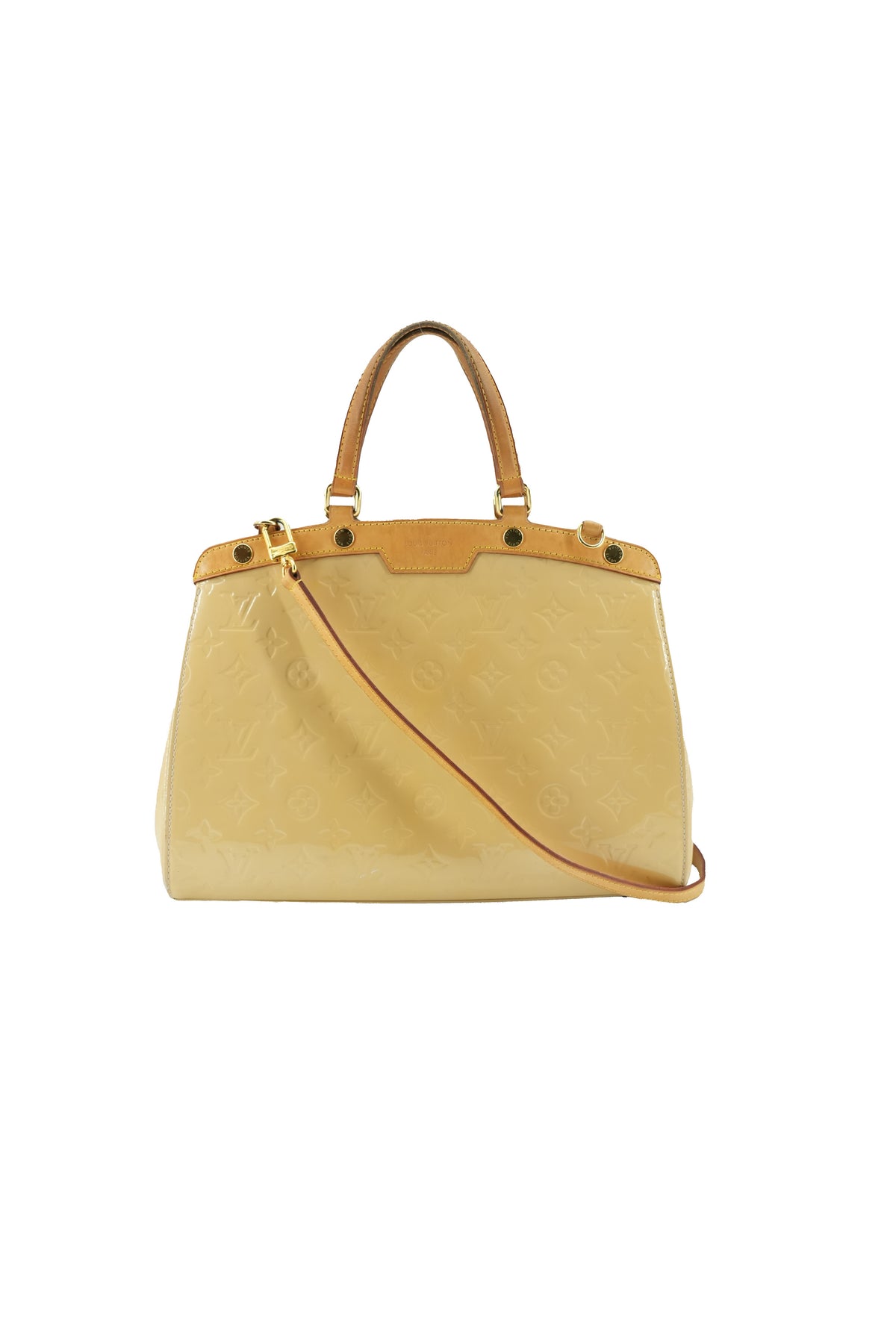 Louis Vuitton blanc corail Vernis Brea MM FL4153