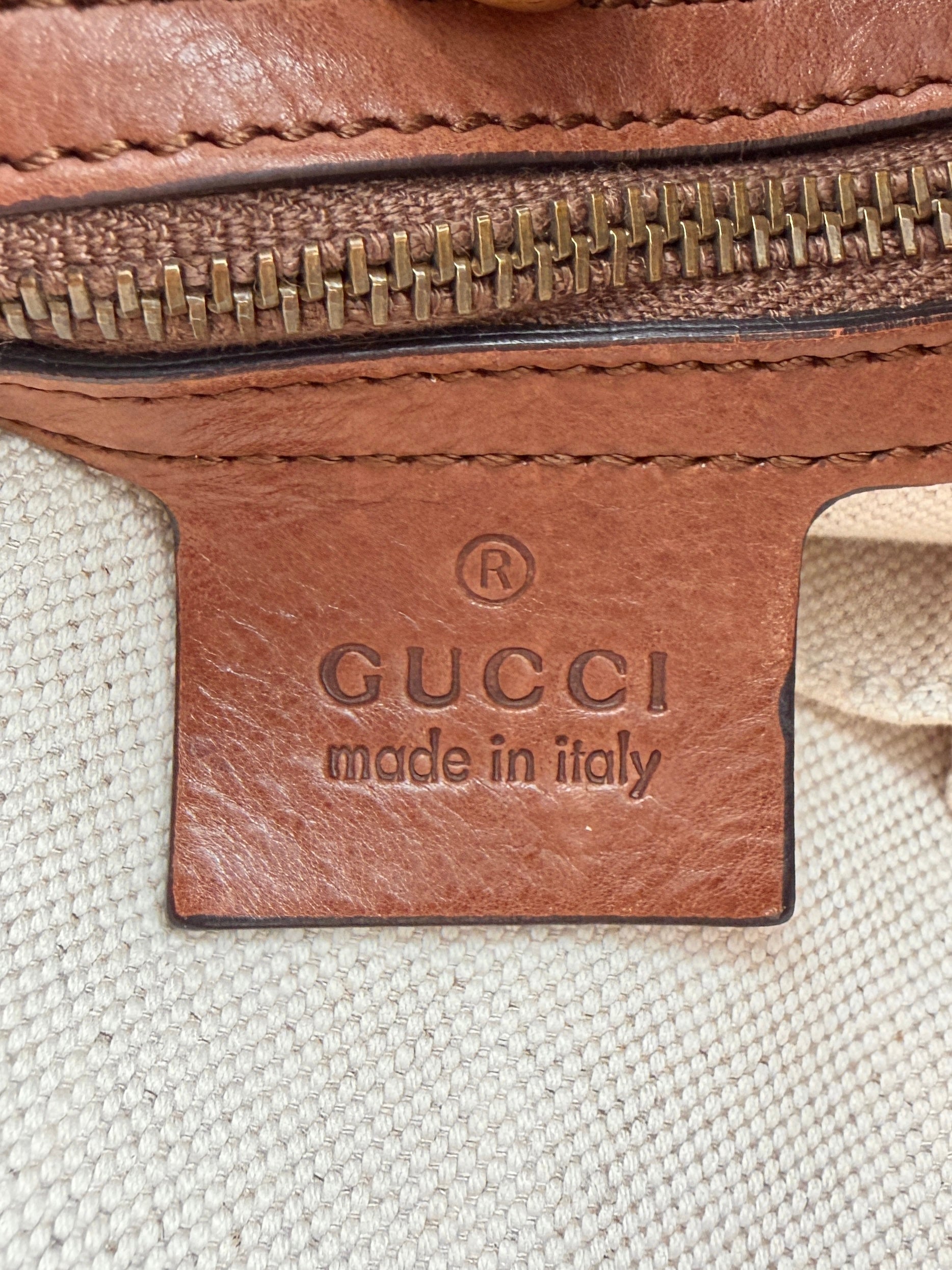 Gucci brown horse head Ribot tote 296877 502752