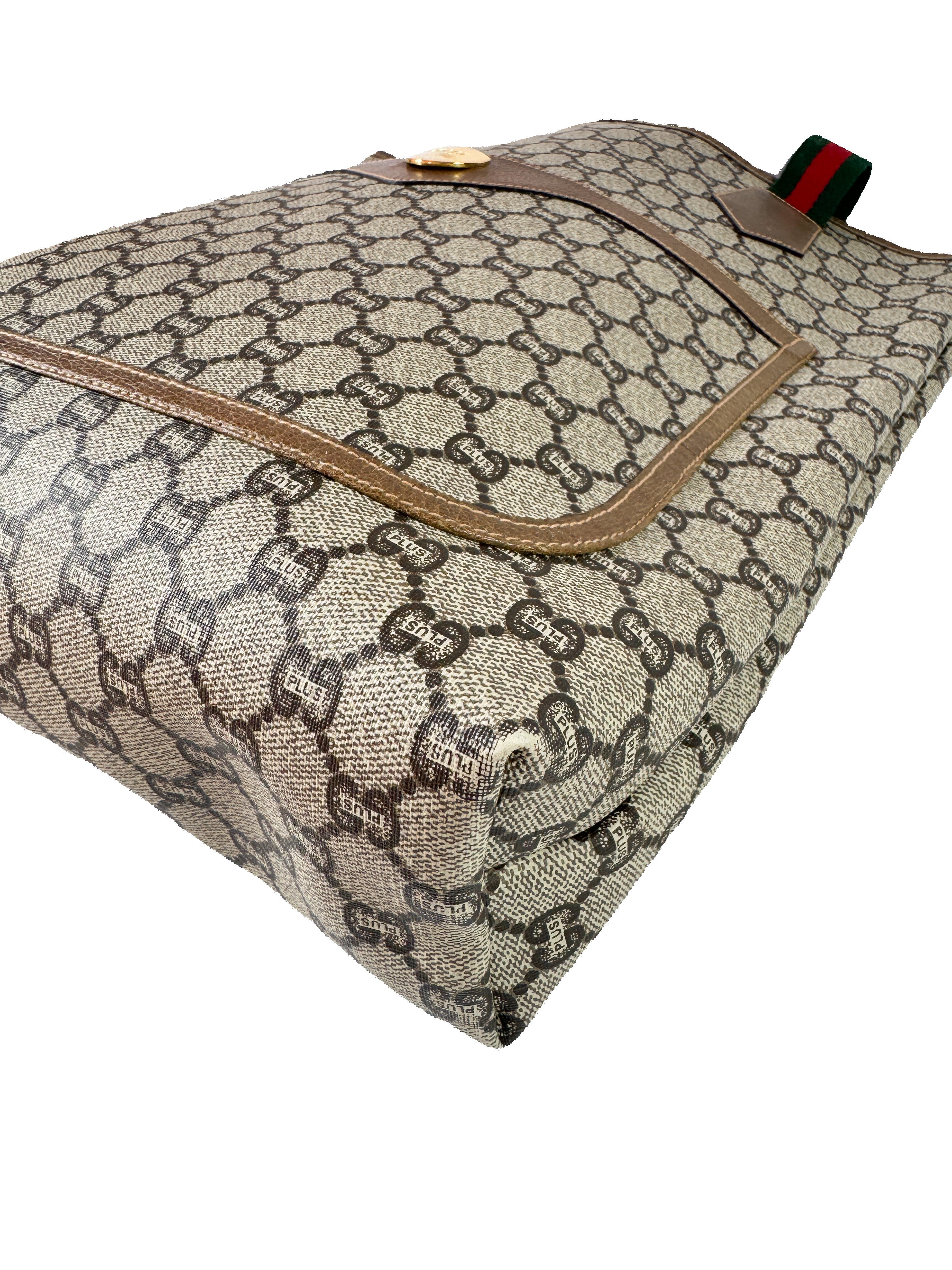 Gucci Plus sherry line vintage GG tote