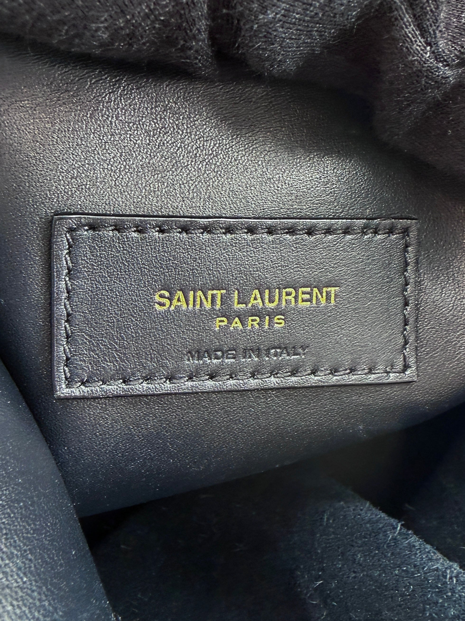 Saint Laurent navy large Le 5 a 7 CNI 753837-0723