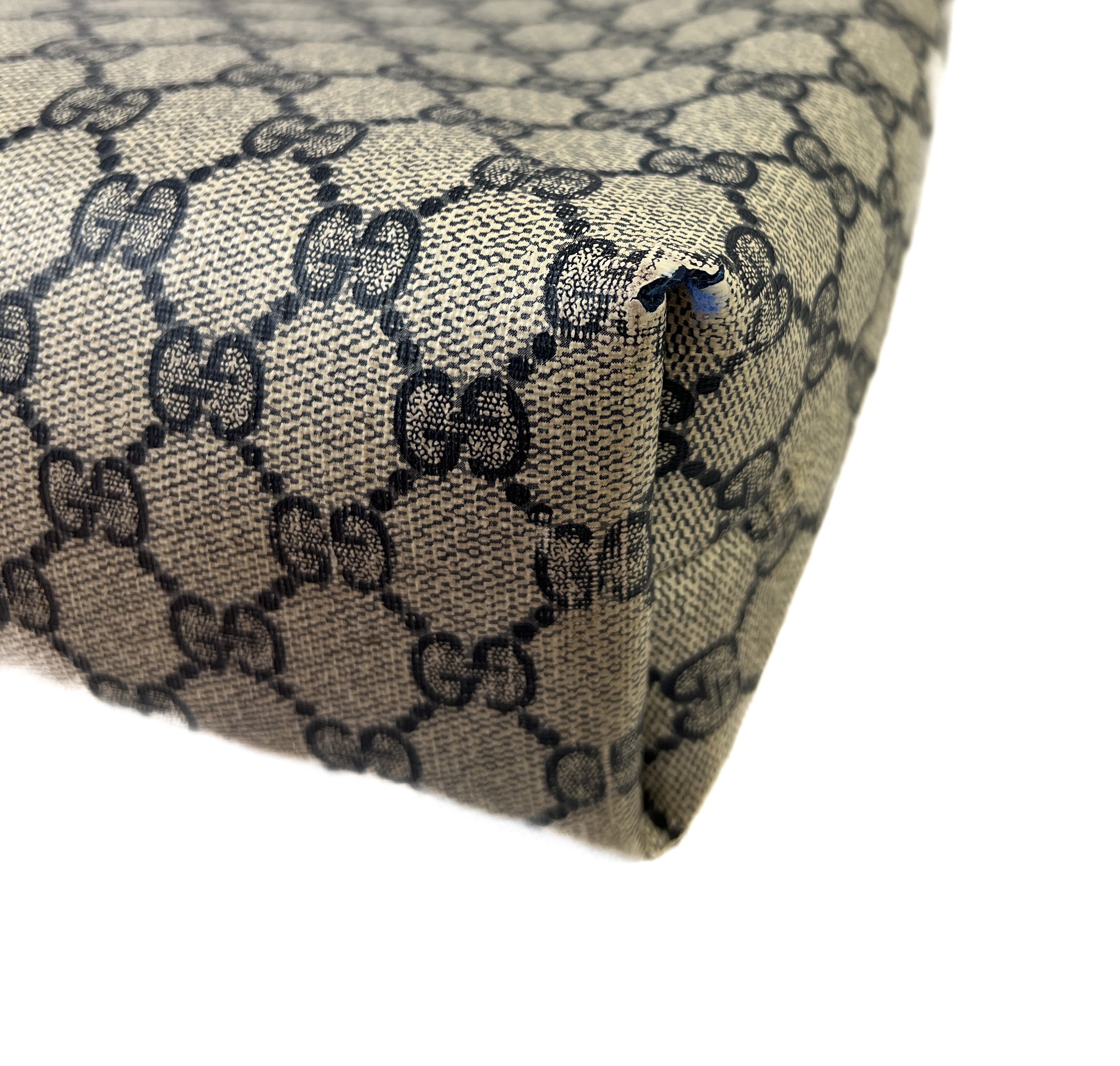 Gucci old Sherry line Ophidia blue monogram tote