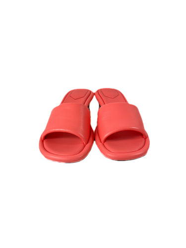 Fendi nappa pink leather 60mm slides size 39 NEW BOX retail $995