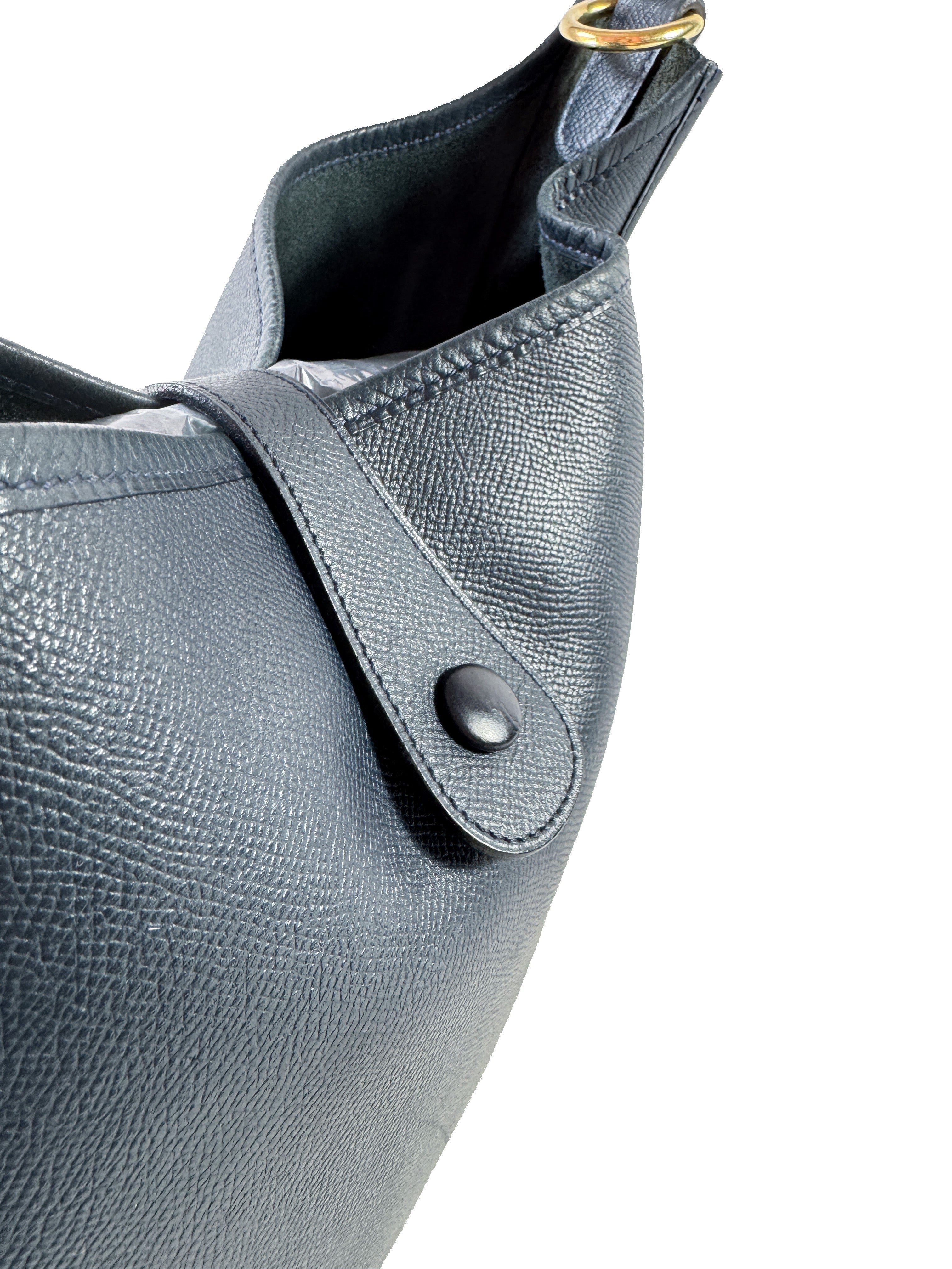 Hermès Courchevel Evelyne GM Bleu Nuit (1995)