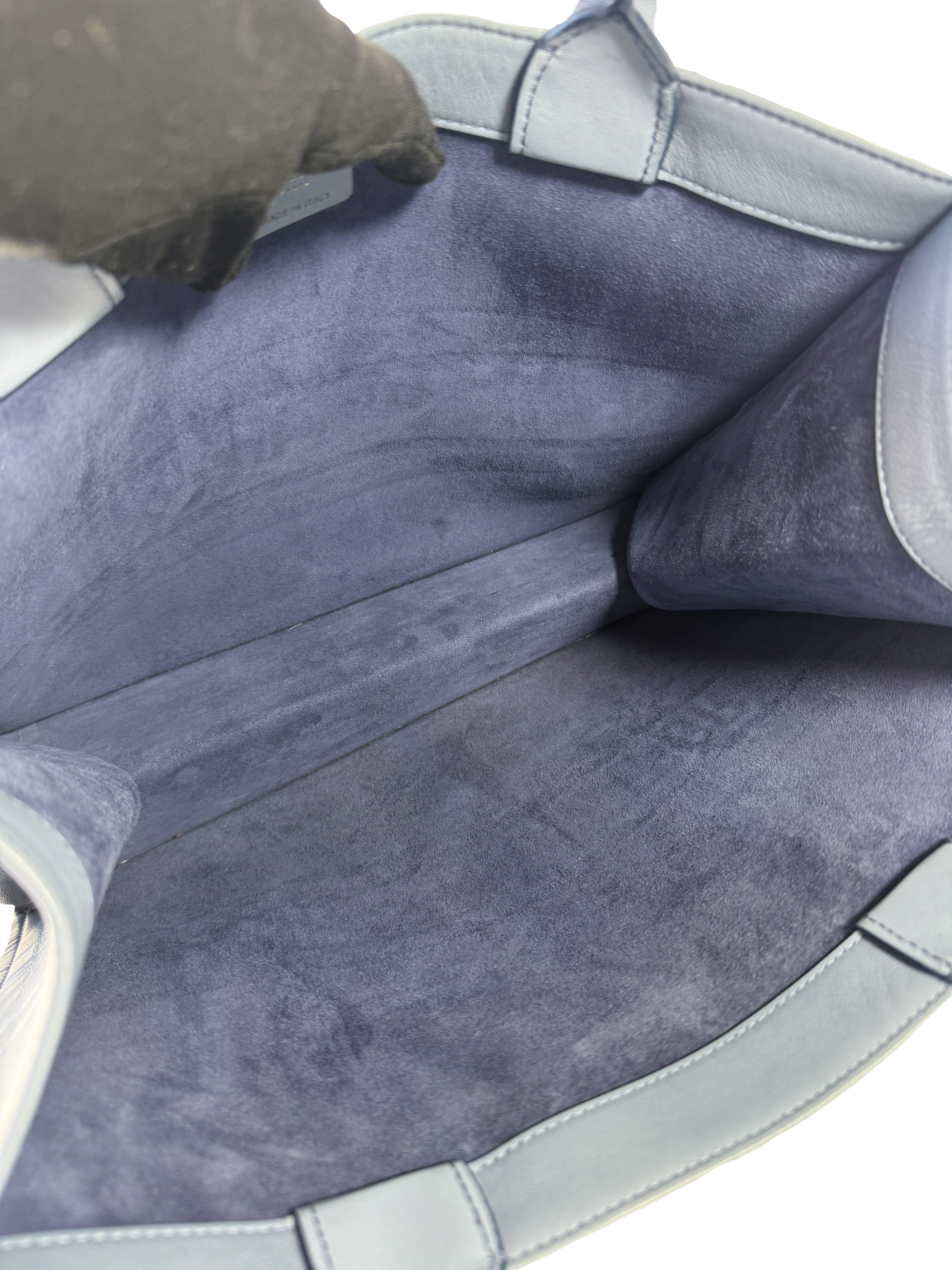 Christian Dior blue leather ombre book tote 62-MA-0211