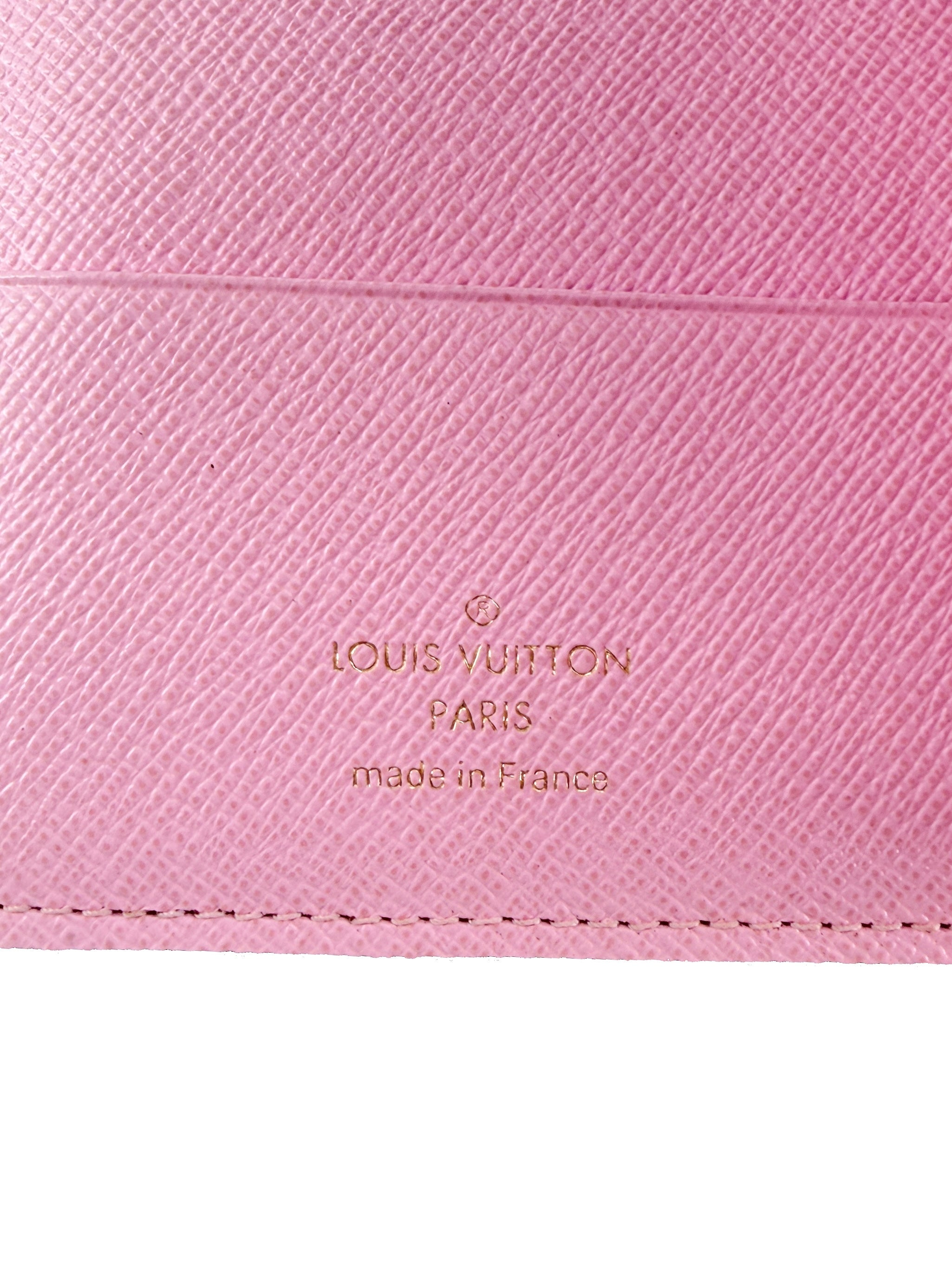 Louis Vuitton monogram 2016 Christmas Animation Illustre Transatlantic passport holder MB2186
