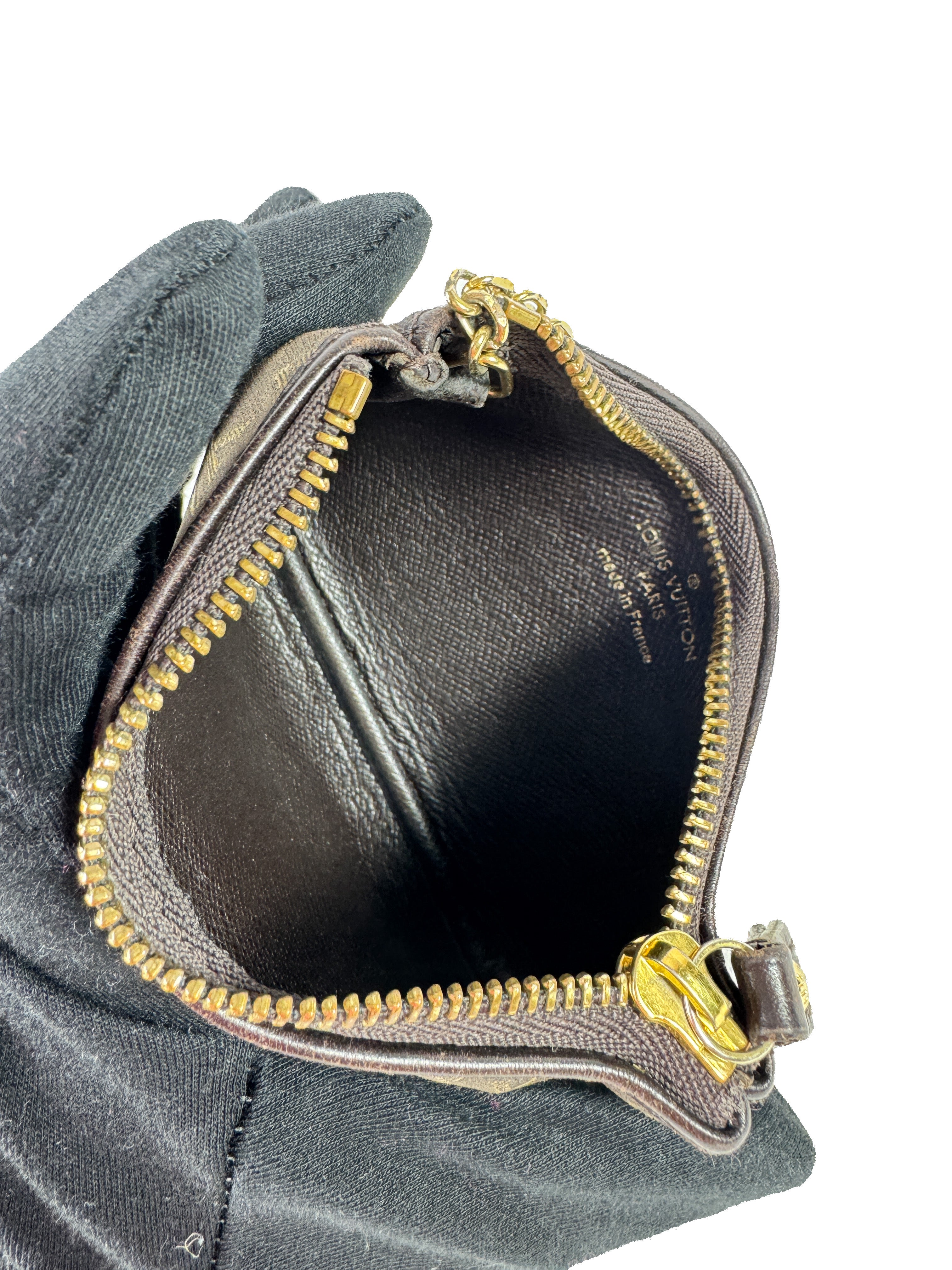 Louis Vuitton Monogram Idylle Pochette Cle Coin Case CT0193