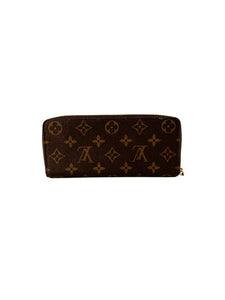 Louis Vuitton Monogram Clemence Wallet Fuchsia SD0211 current retail $600