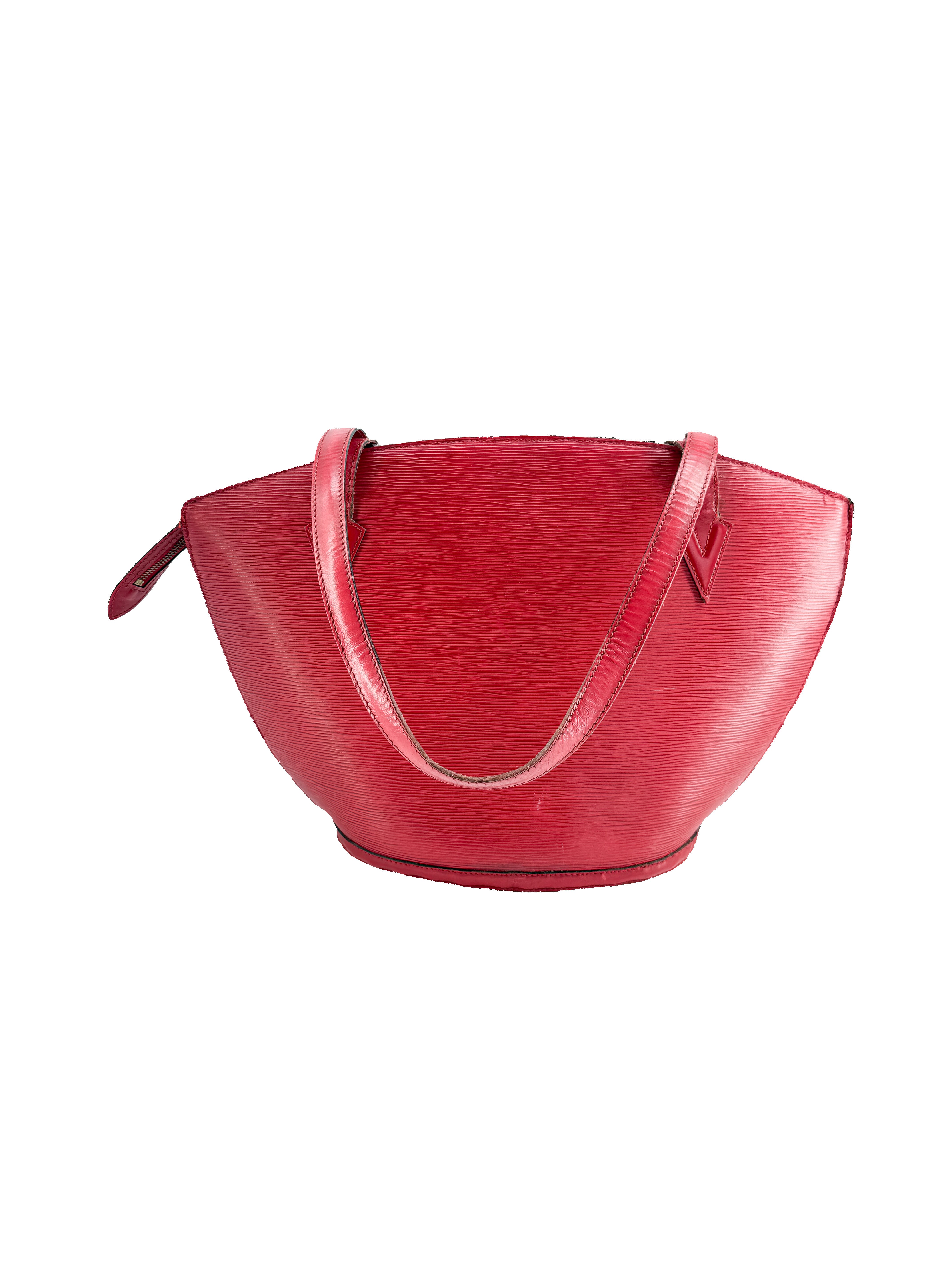 Louis Vuitton red Epi leather Saint Jacques A20954