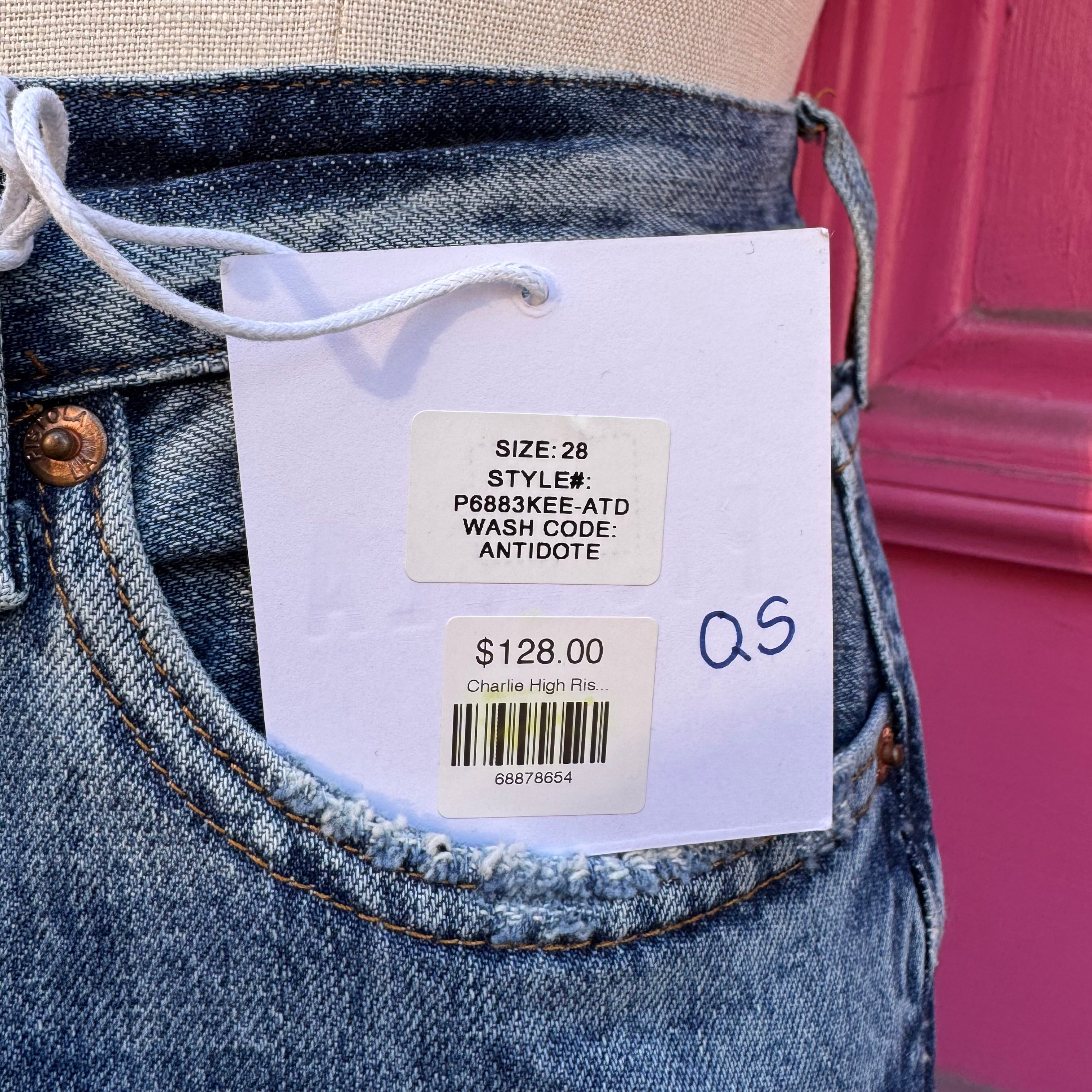 Pistola charlie high rise jeans size 6 NWT
