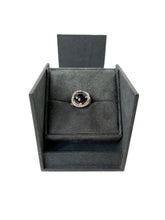 David Yurman black onyx and sterling silver 11MM infinity ring size 7