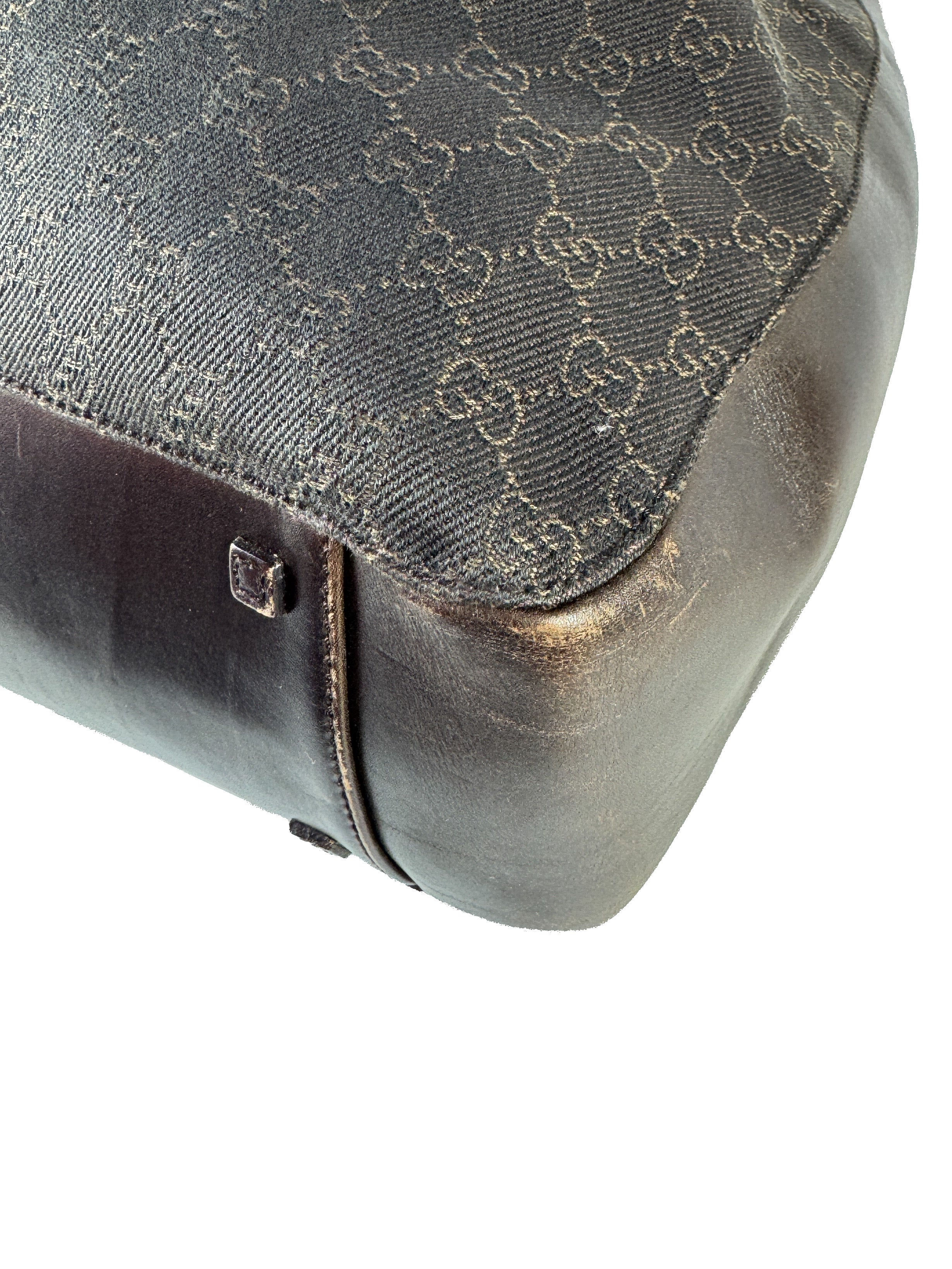 Gucci brown signature canvas tote 101920213048