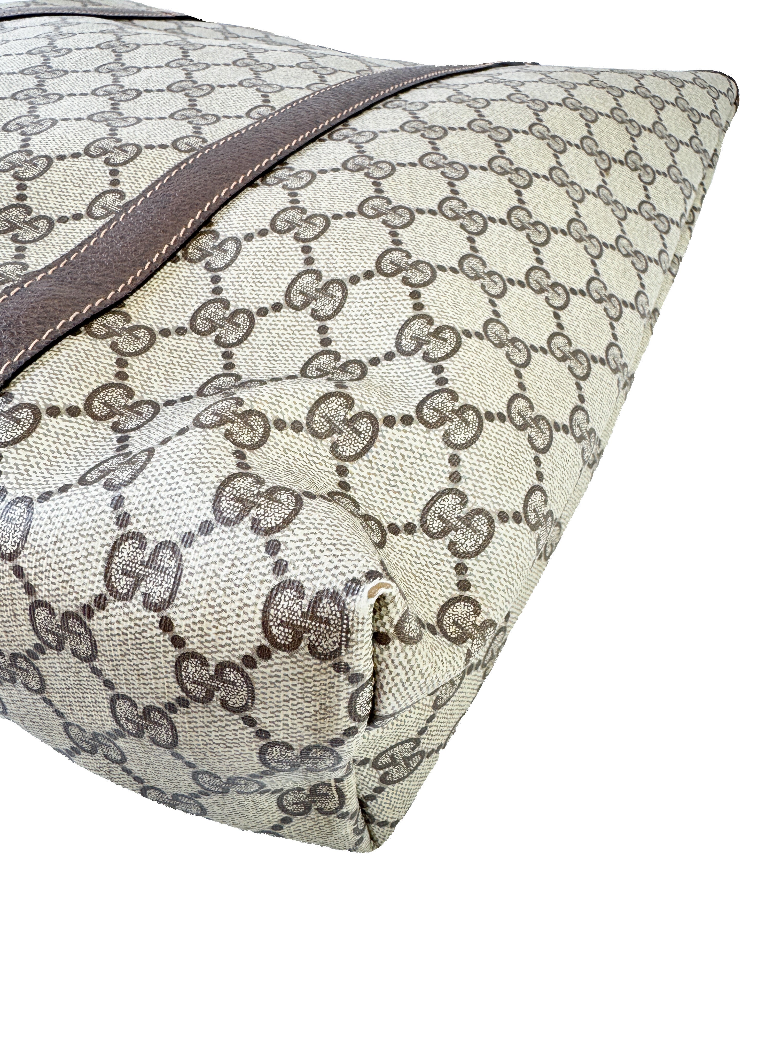 Gucci brown vintage GG tote 4002110