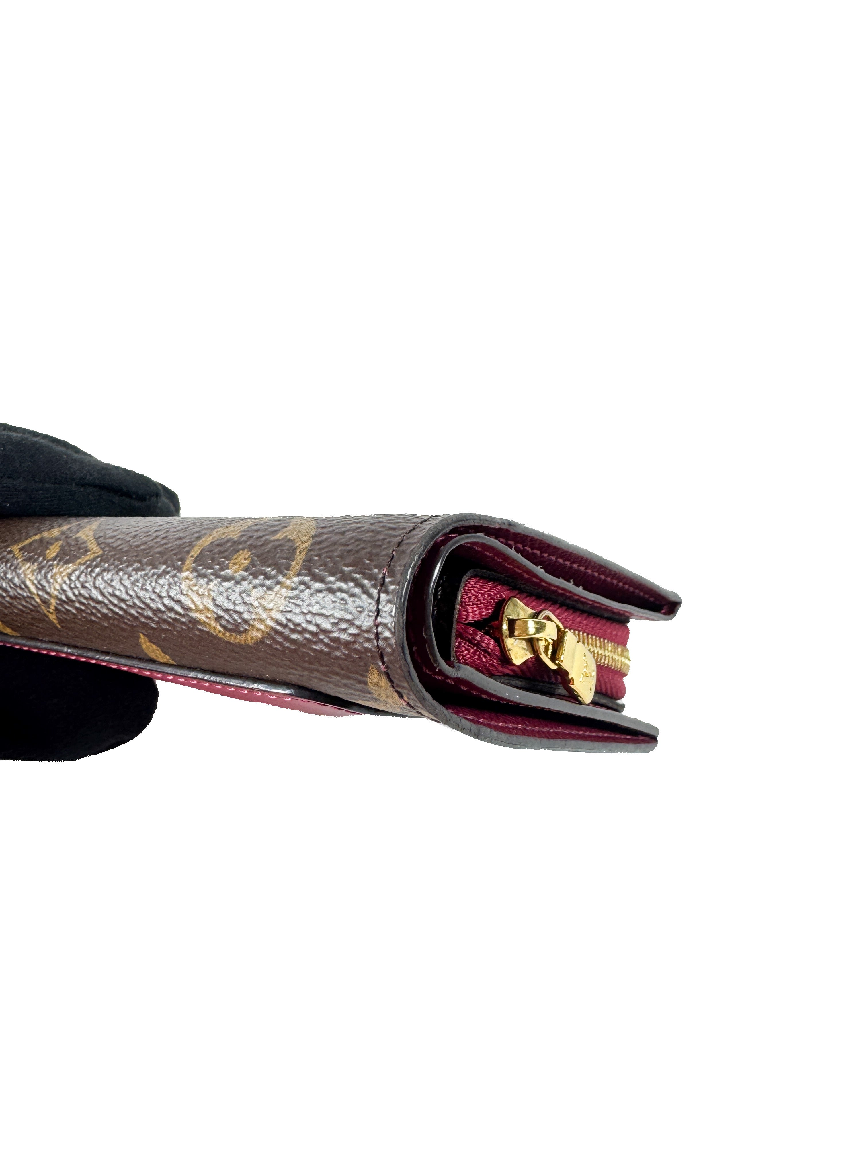 Louis Vuitton Monogram Fuchsia Portefeuille Juliet Wallet SP4200